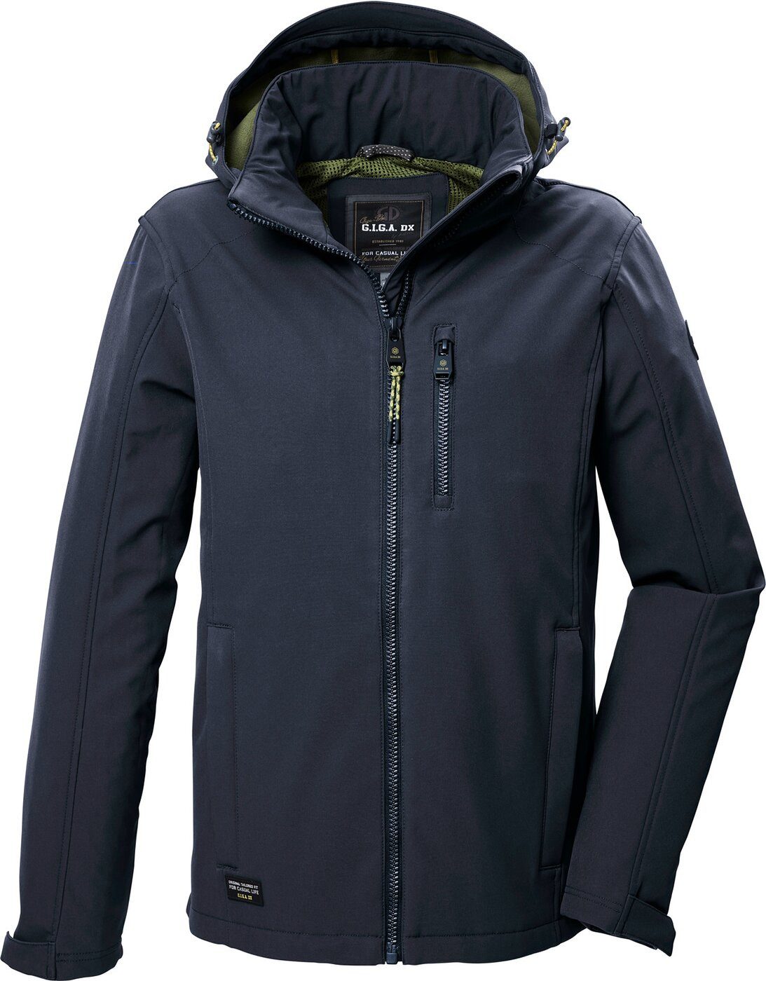 G.I.G.A. DX Funktionsjacke GW 29 MN SFTSHLL JCKT DUNKEL STAHLBLAU