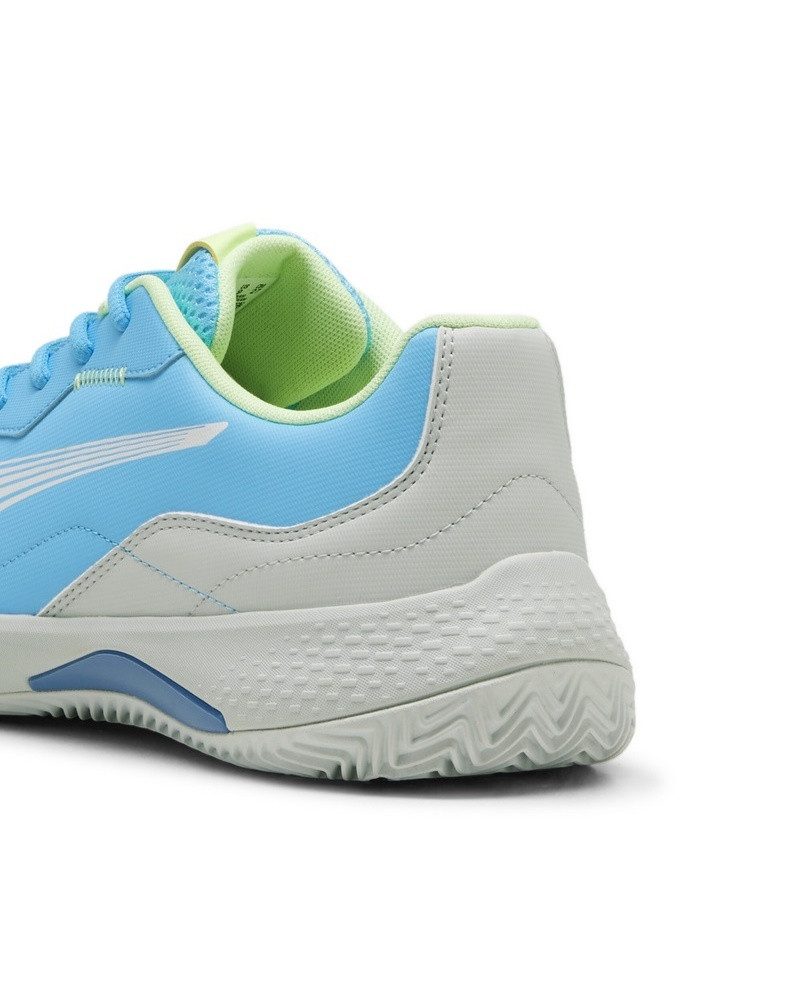 PUMA Nova Smash Allcourt blau/lime Herren Tennisschuh