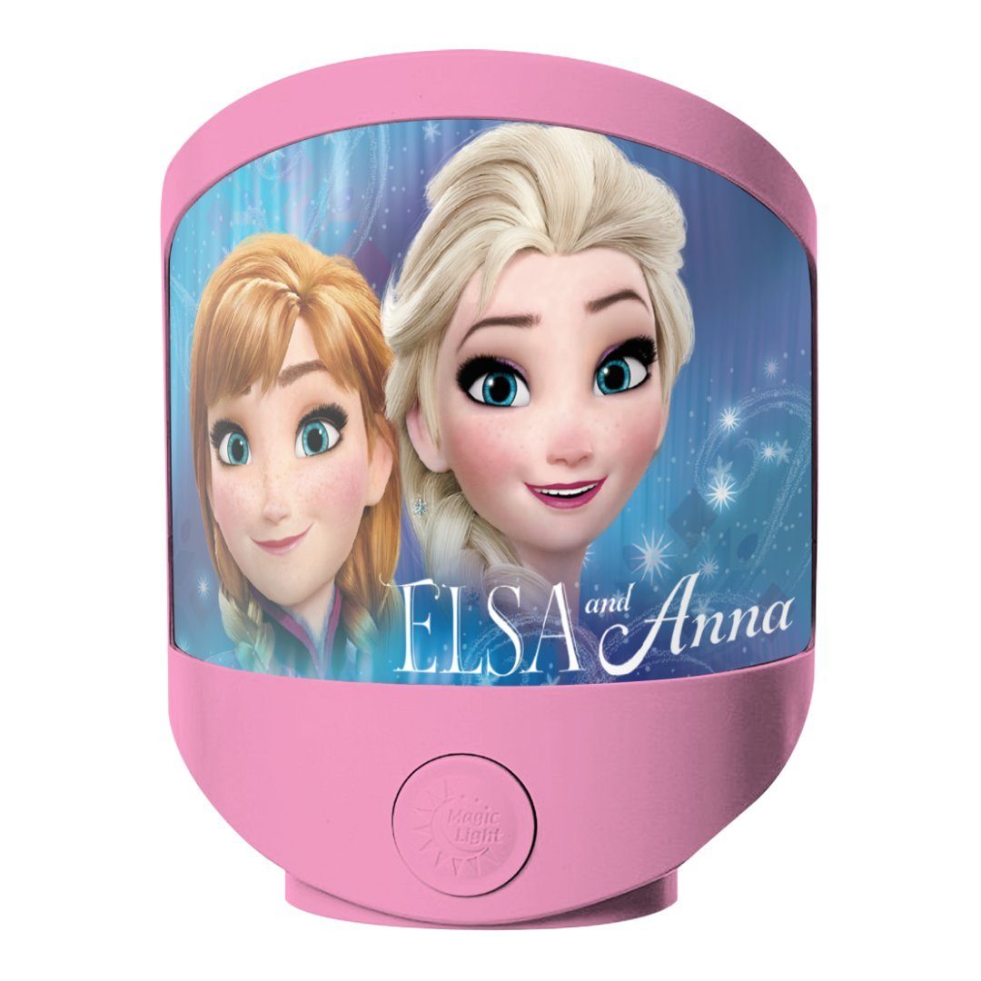 Disney Frozen Nachtlicht Elsa & Anna, LED fest verbaut, Kinder LED  Nachtlicht mit Batterien