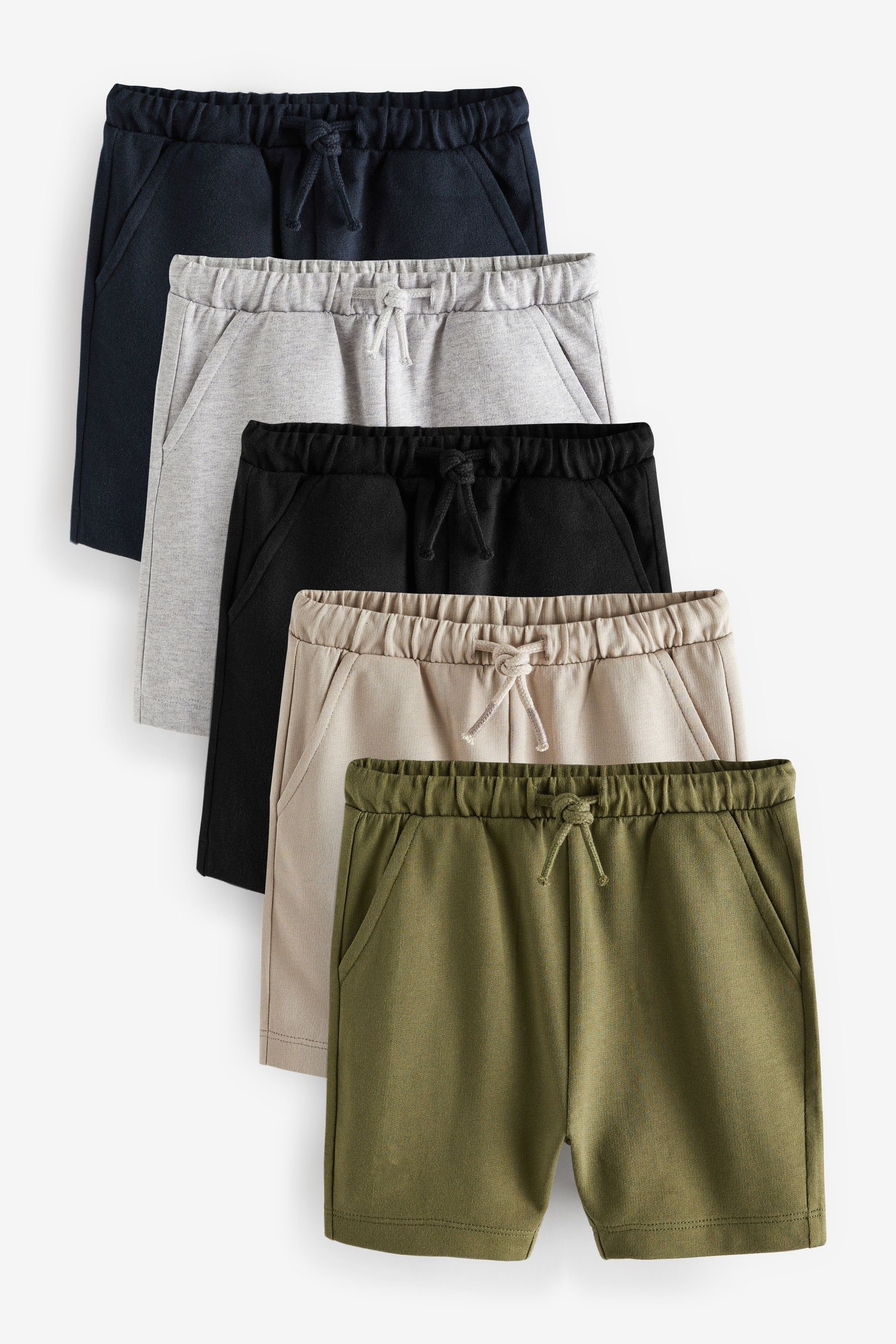 Sweatshorts Jerseyshorts im 5er-Pack