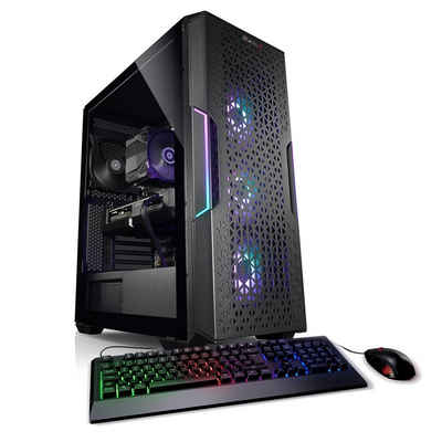 Kiebel Raptor VII Gaming-PC (AMD Ryzen 5 AMD Ryzen 5 7600X, RX 7600, 32 GB RAM, 2000 GB SSD, Luftkühlung, WLAN, RGB-Beleuchtung)