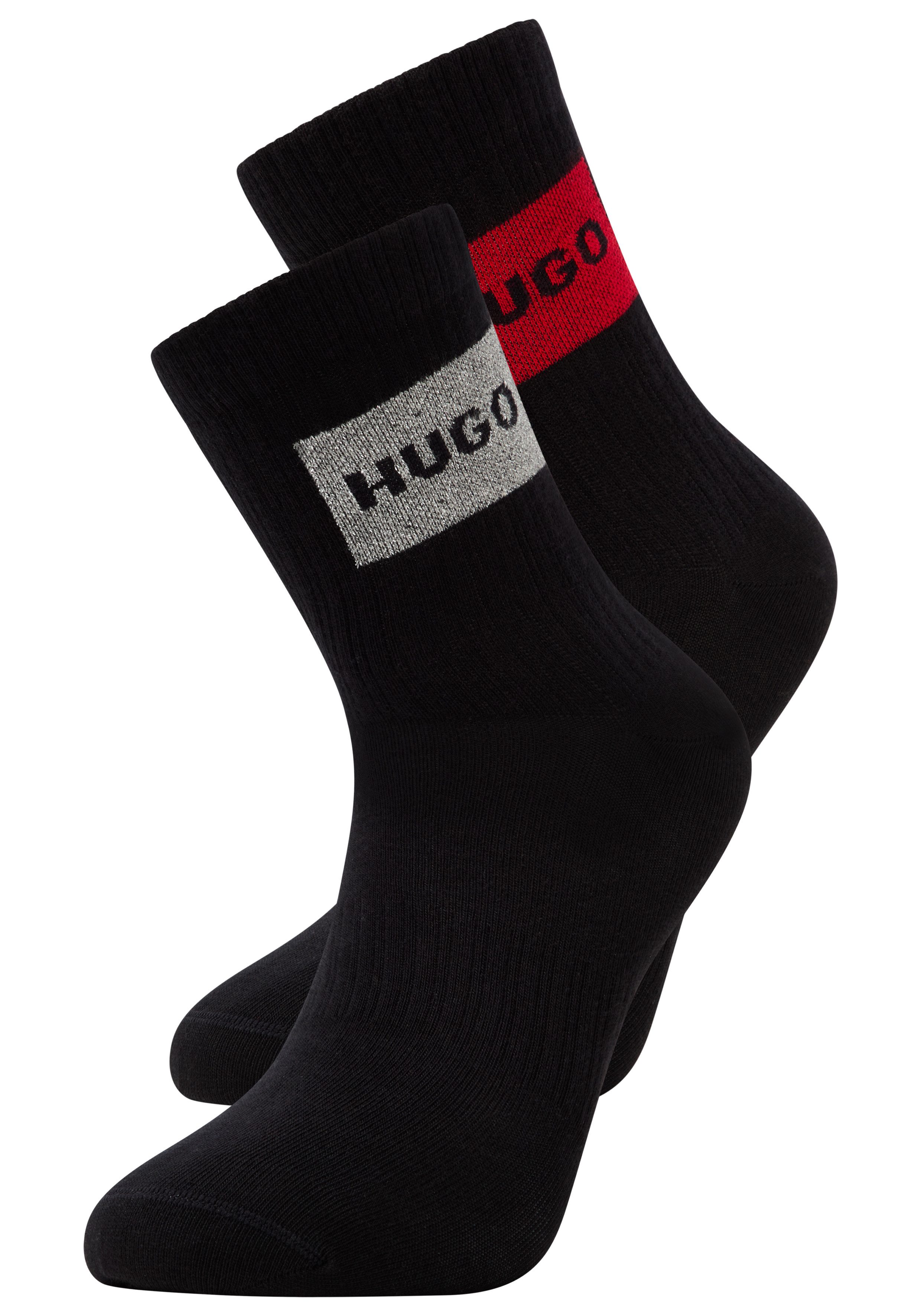 HUGO Socken 2P QS GIFT LUREX (2-Paar) günstig online kaufen