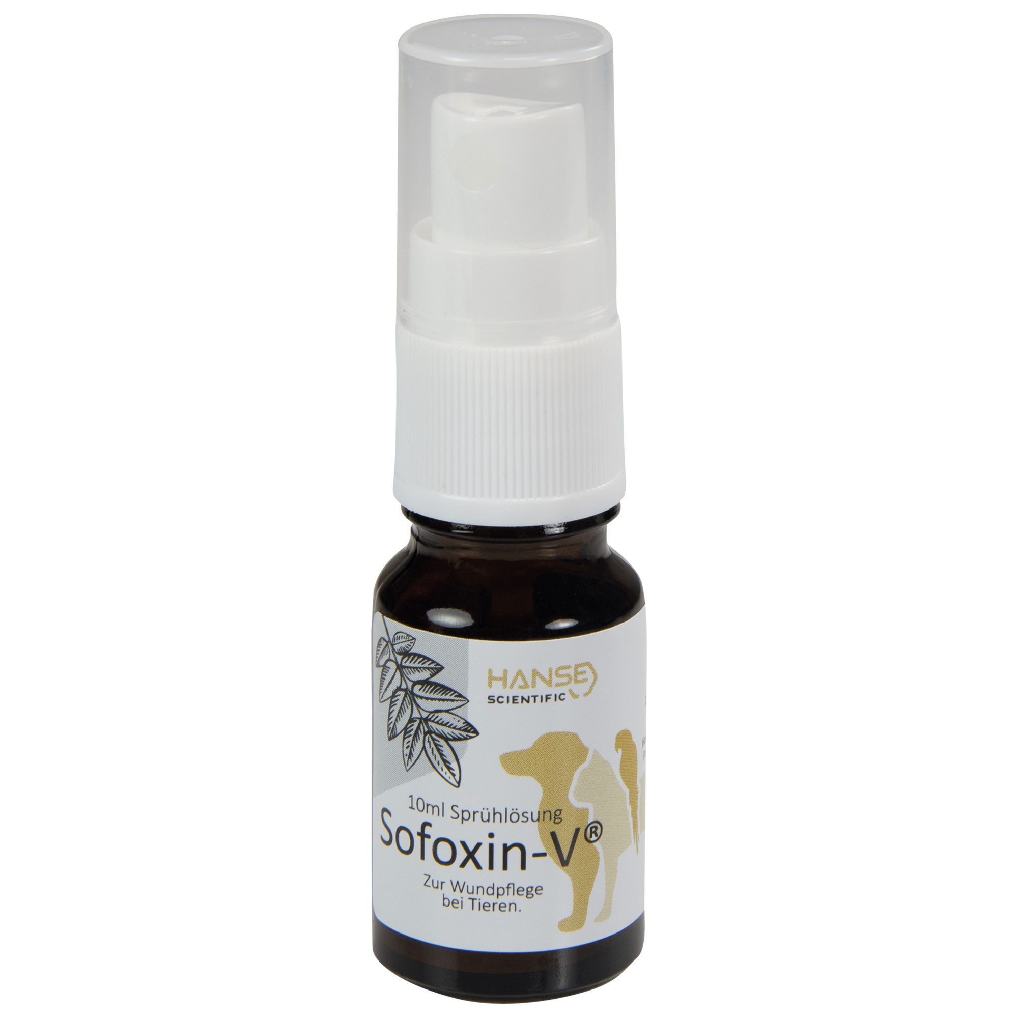 Schecker Wundpflaster Sofoxin-V® Wundpflegespray für Tiere (1 St), Verhindert das Wundlecken durch bitteren Geschmack