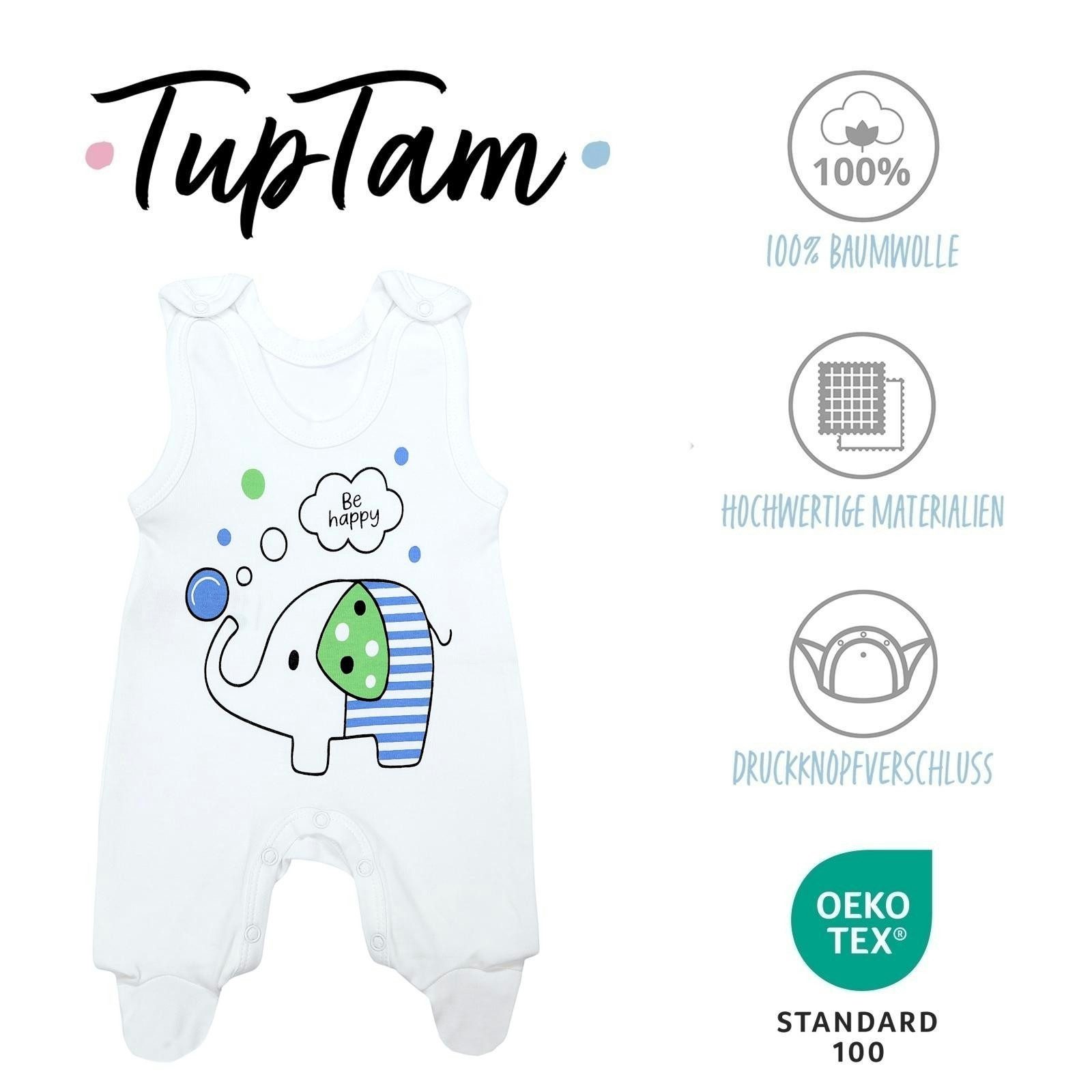 TupTam Strampler TupTam Baby Unisex Strampler mit Aufdruck Spruch 5er Pack