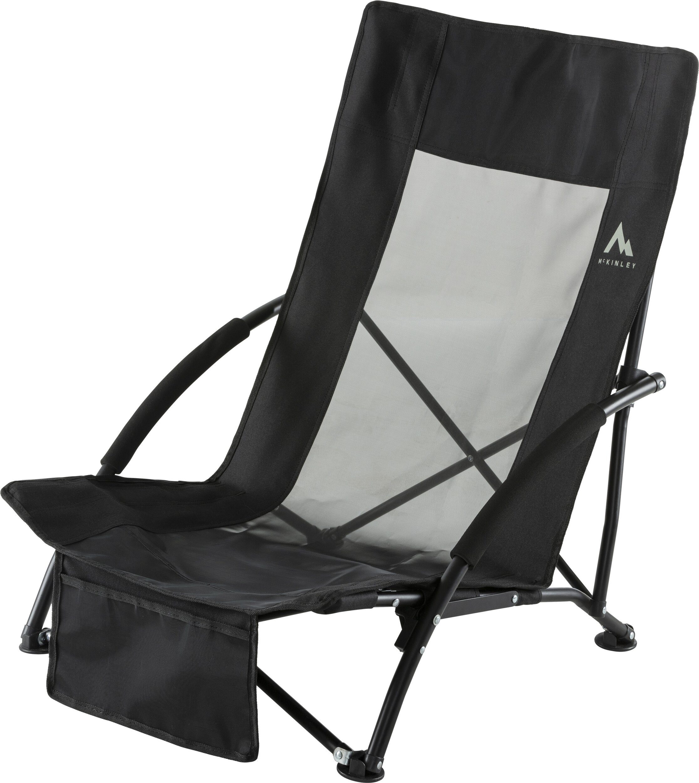 McKINLEY Campingstuhl Faltstuhl Beach 10 BRAUN MIT MOTIV