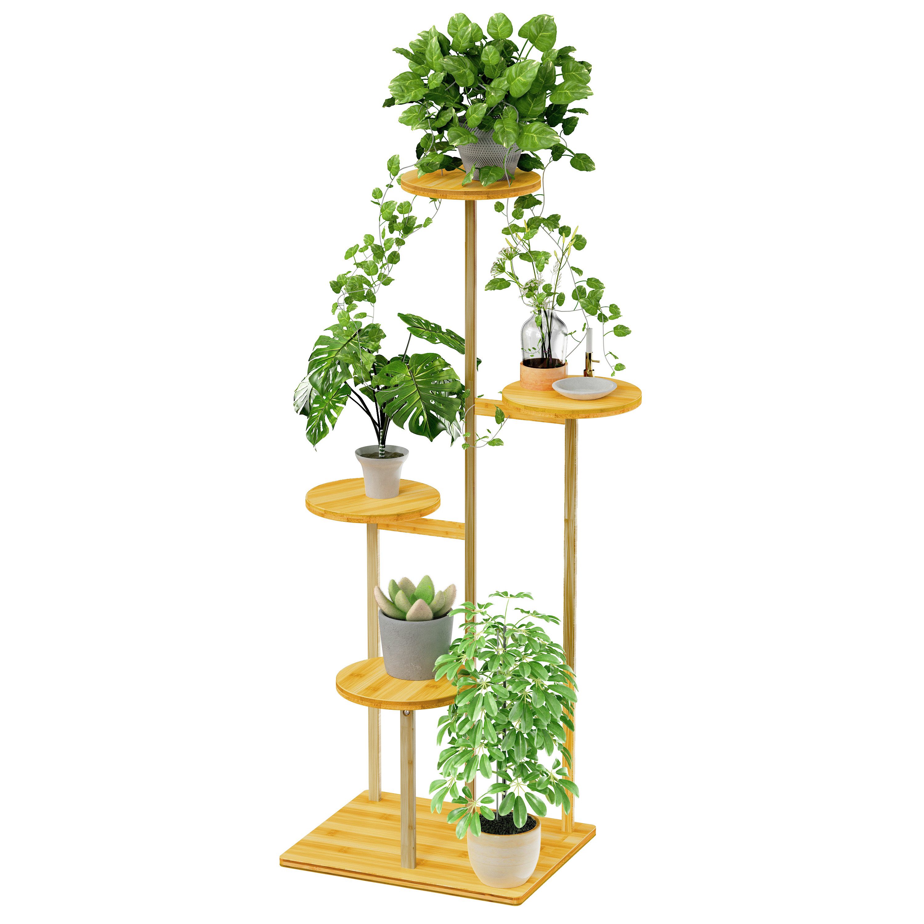 Ribelli Pflanzentreppe 5 Etagen Pflanzenständer, Blumenständer 106cm Höhe, günstig online kaufen