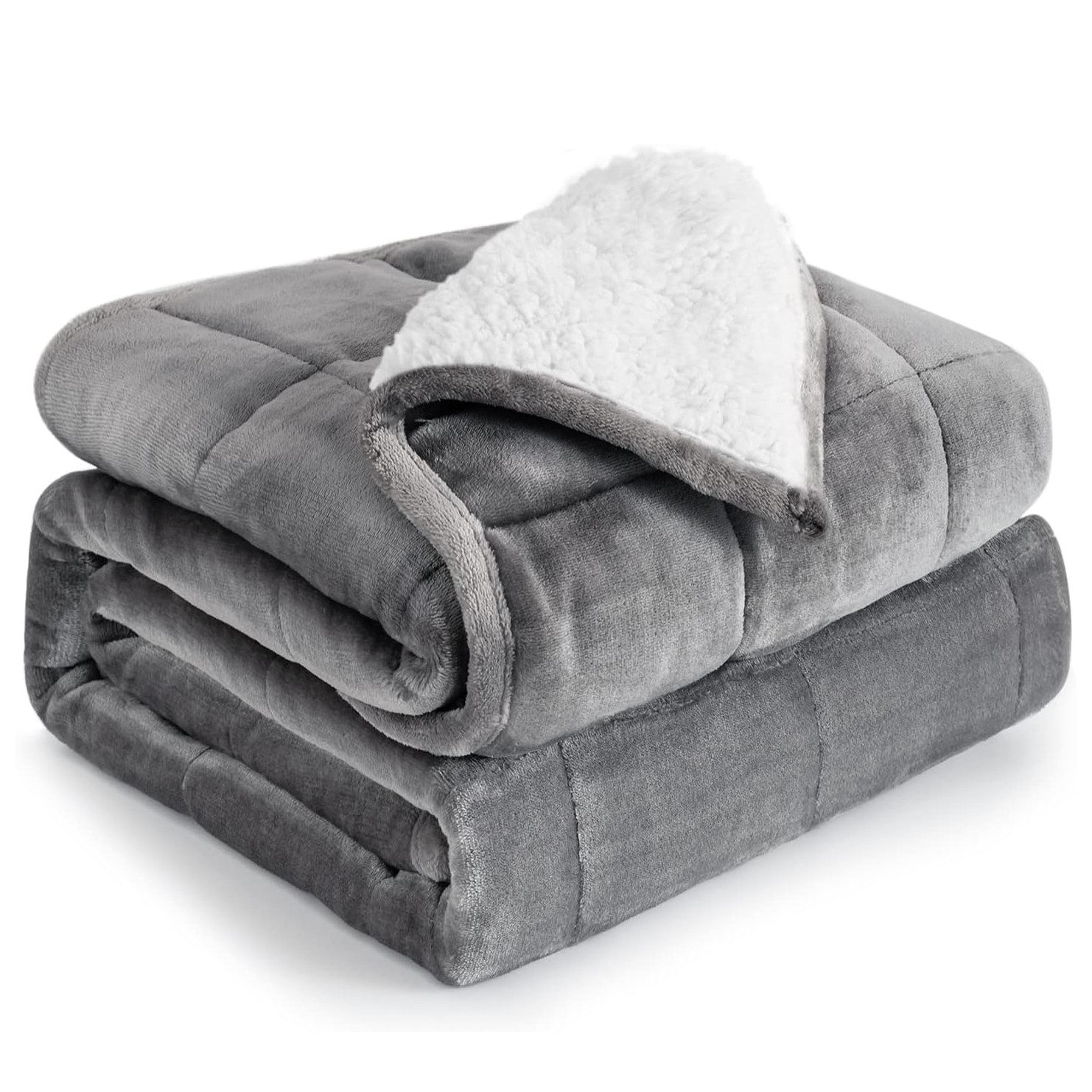 SiviO Gewichtsdecke doppelseitige superweiche und Flauschige Fleece- und Sh günstig online kaufen