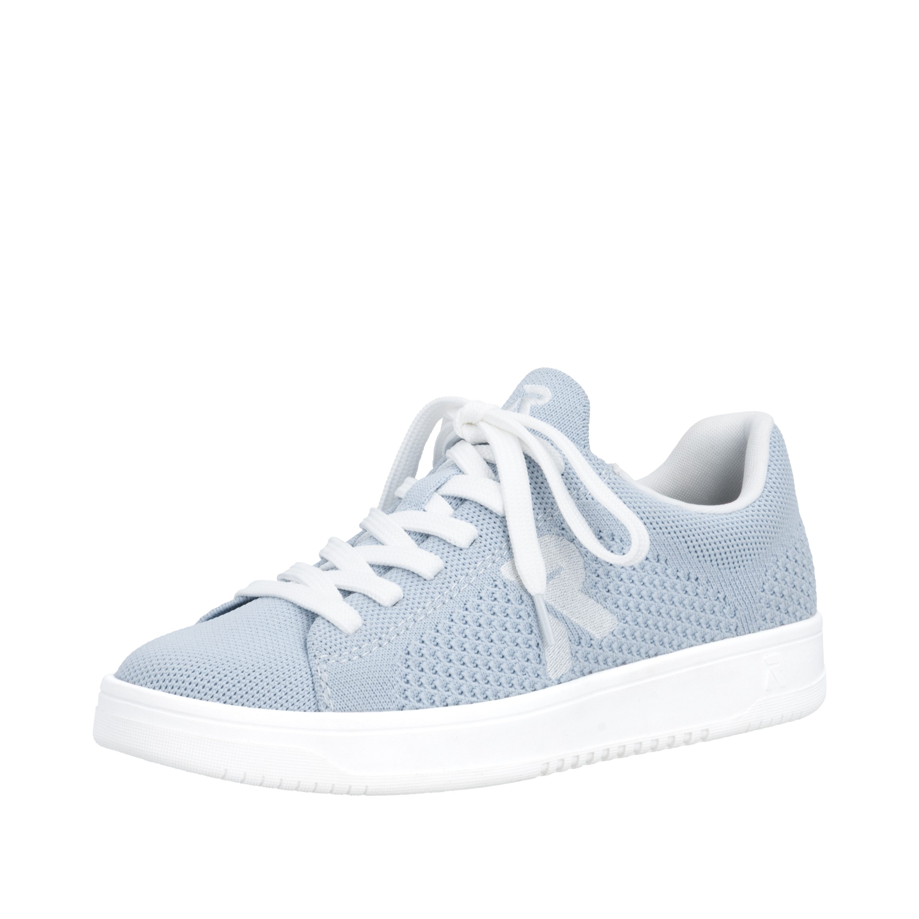 Rieker Sport Plateausneaker Slip-on Sneaker, Halbschuh, Freizeitsneaker mit aufgesetzter Schnürung