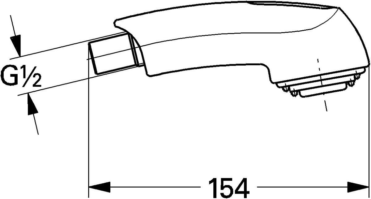 Grohe Küchenarmatur Spülbrause, granicreme (46312UU0)