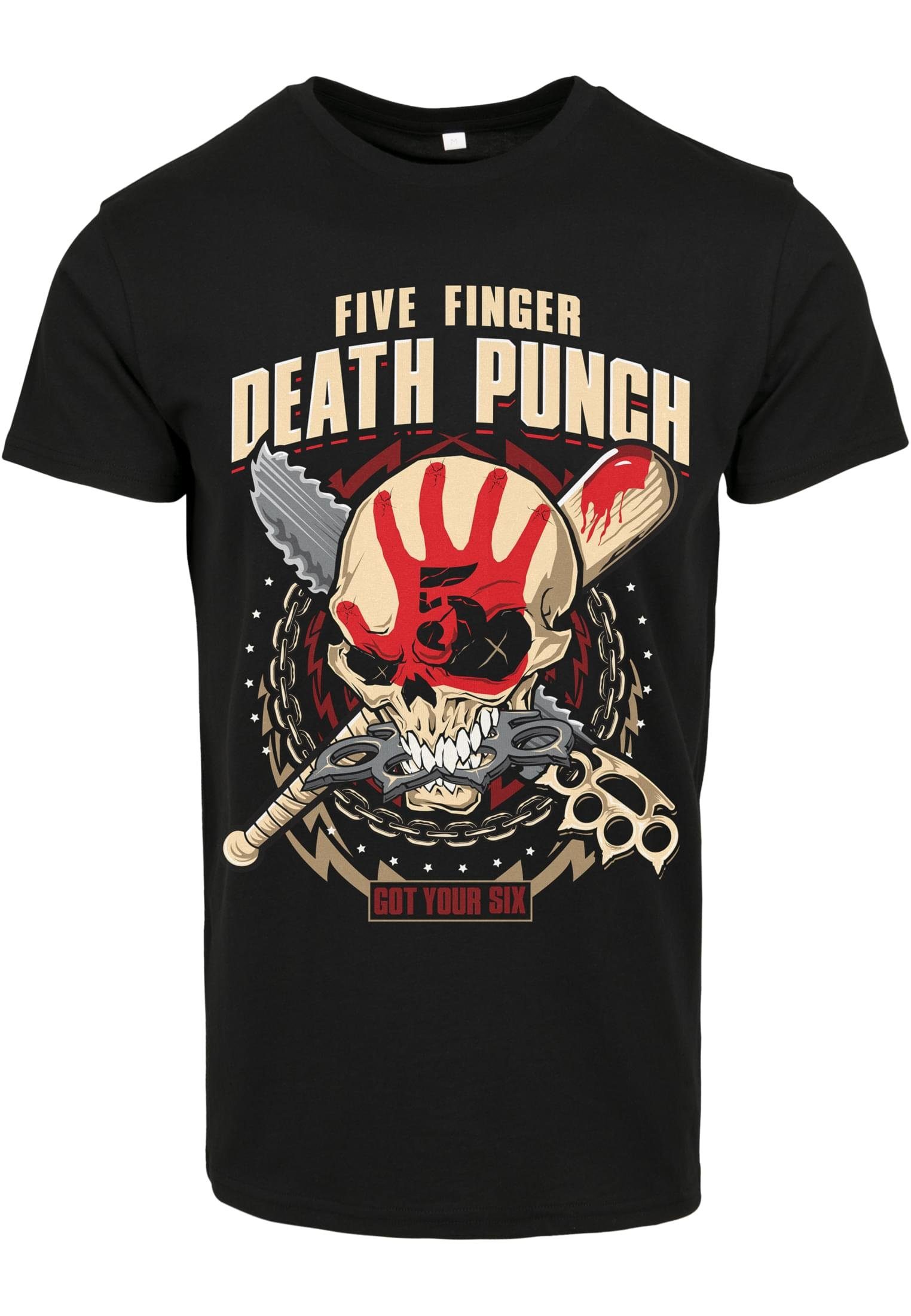 Kill Finger (1-tlg) Zombie Merchcode Kurzarmshirt Five Herren Deathpunch Tee