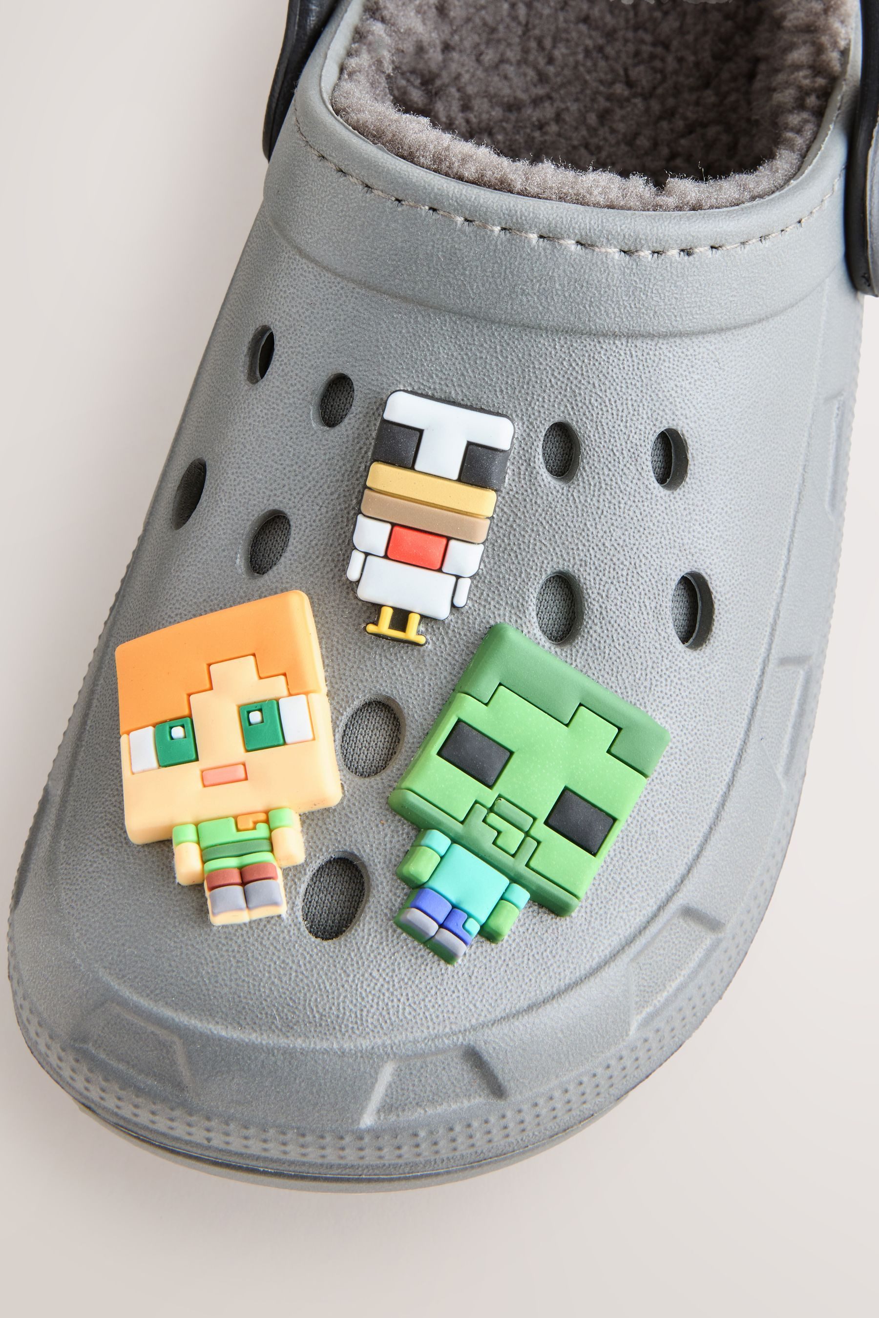 Next Marmorierte Hausschuhe Clogs, Minecraft Hausschuh (1-tlg)