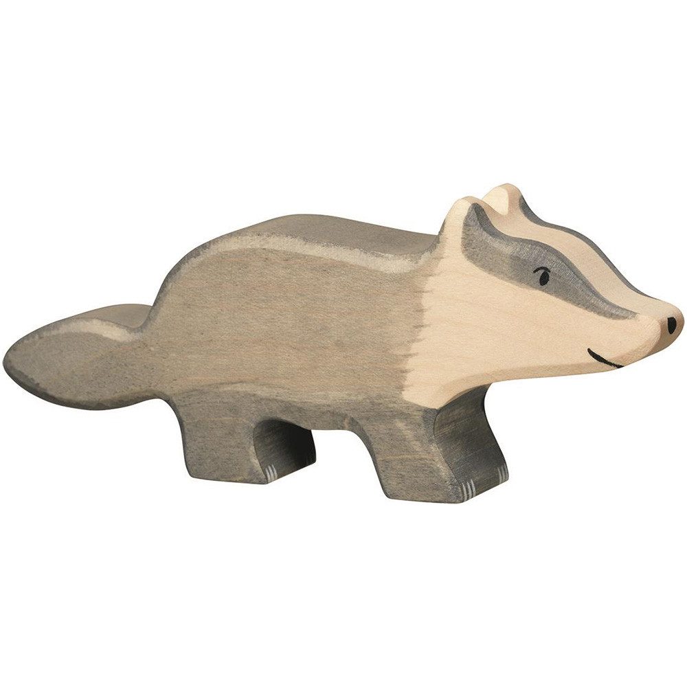 Holztiger Spielfigur HOLZTIGER Dachs aus Holz