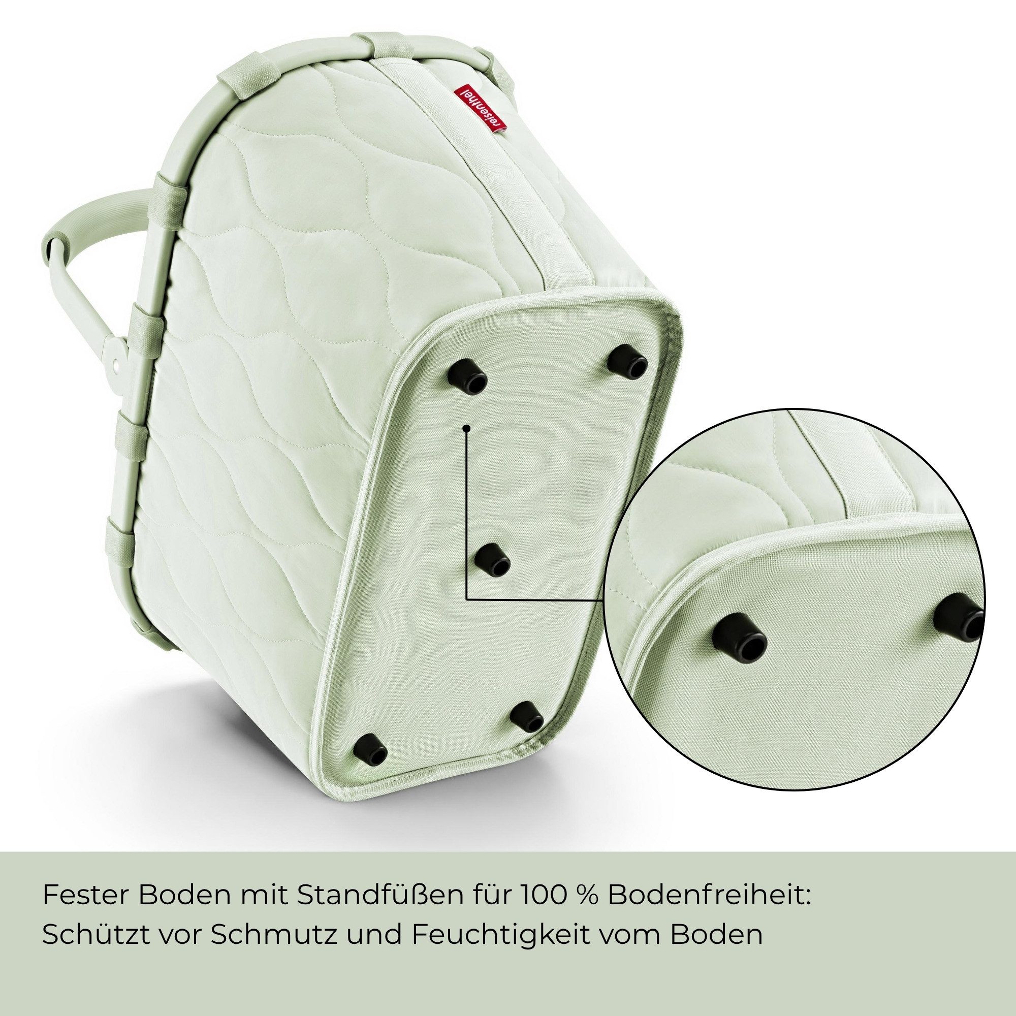 REISENTHEL® Shopper reisenthel Carrybag BK5058 carrybag puffer iced matcha Einkaufskorb – Bild 4 von 5