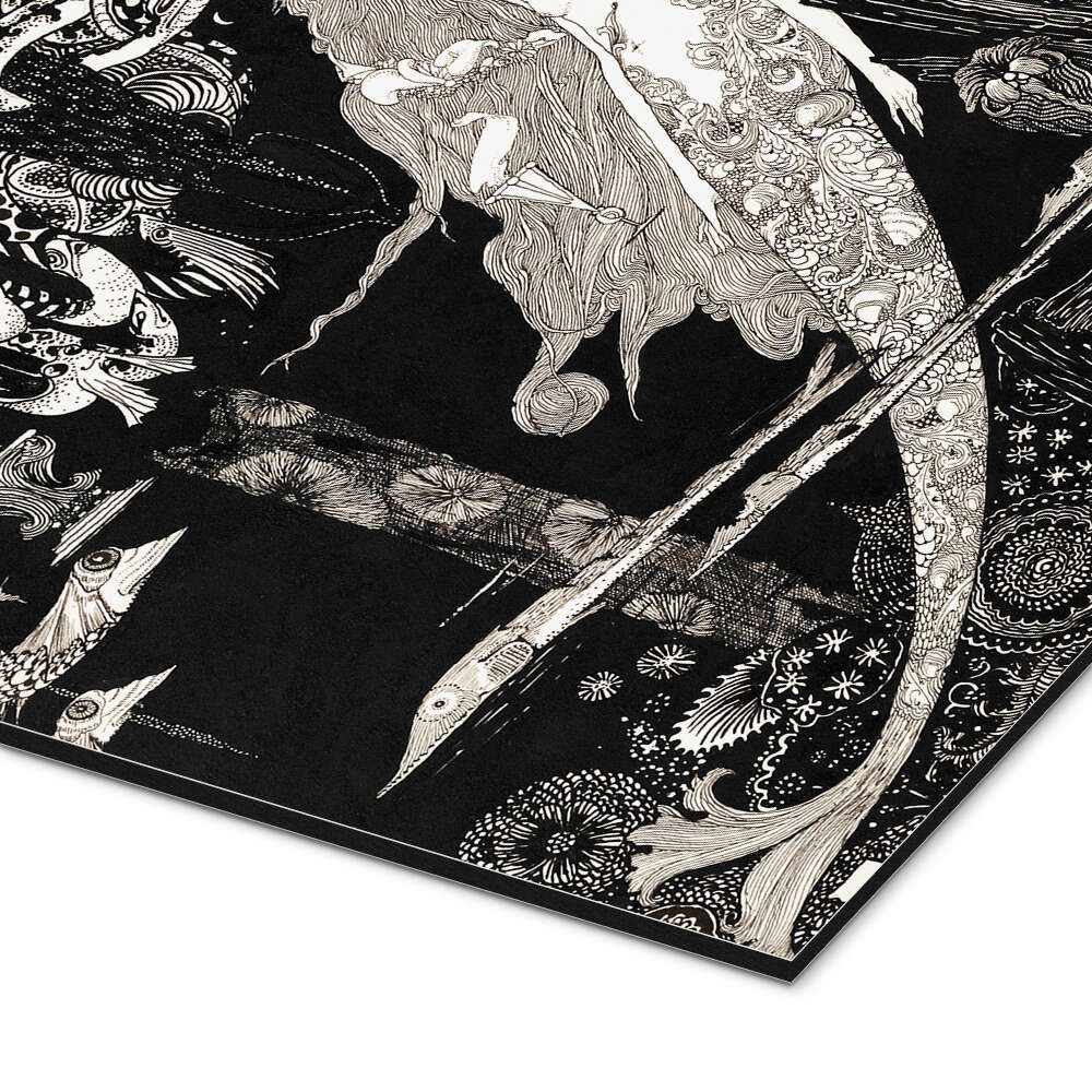 Posterlounge Wandbild Die kleine Meerjungfrau, Harry Clarke, erhältlich als Poster, Leinwandbild, Wandsticker oder Acrylglasbild