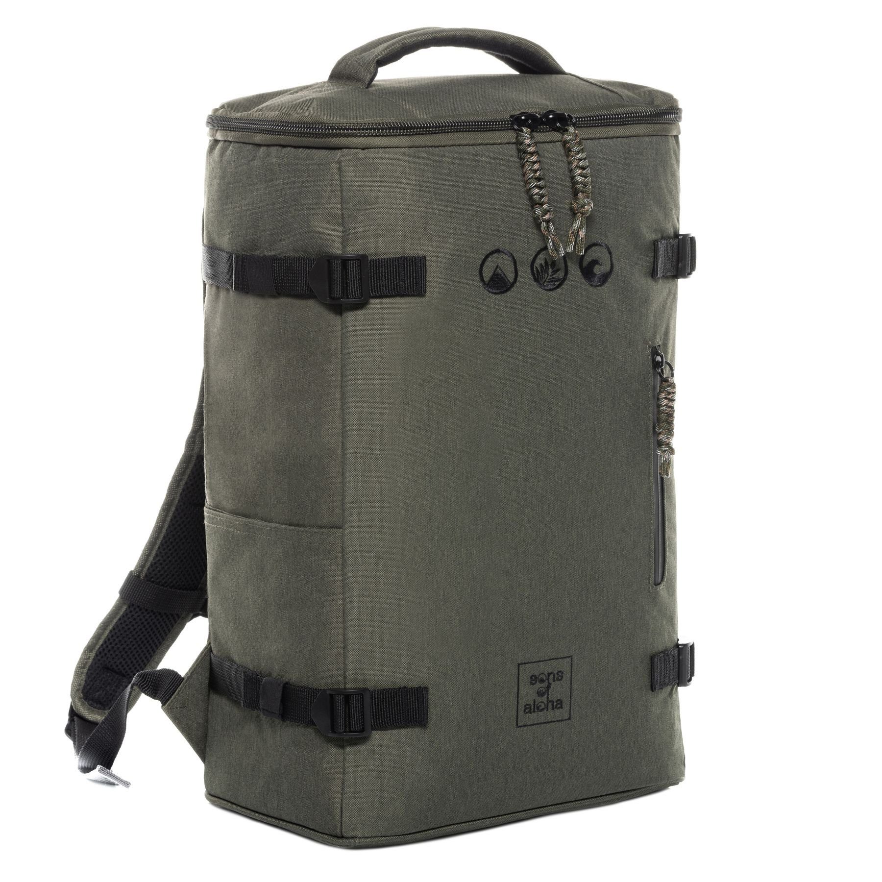 SONS OF ALOHA Rucksack XL Top-Loader Sporttasche Rucksack 15 Zoll olive, XL günstig online kaufen