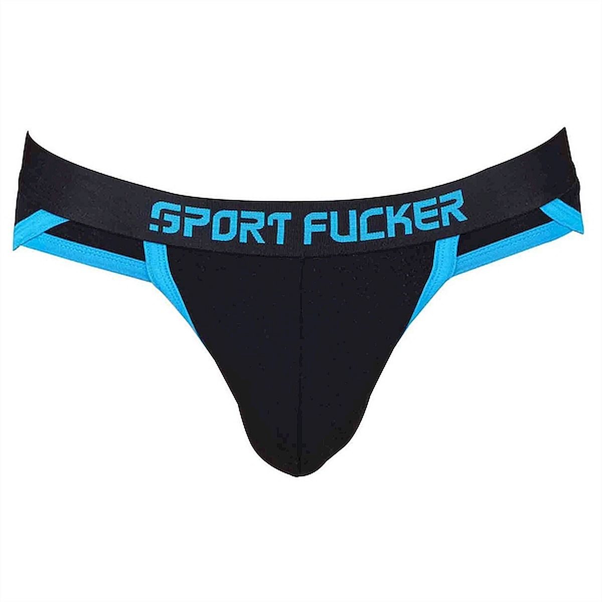 Slip Sport Fucker Shortstop Brief - Schwarz / Blau