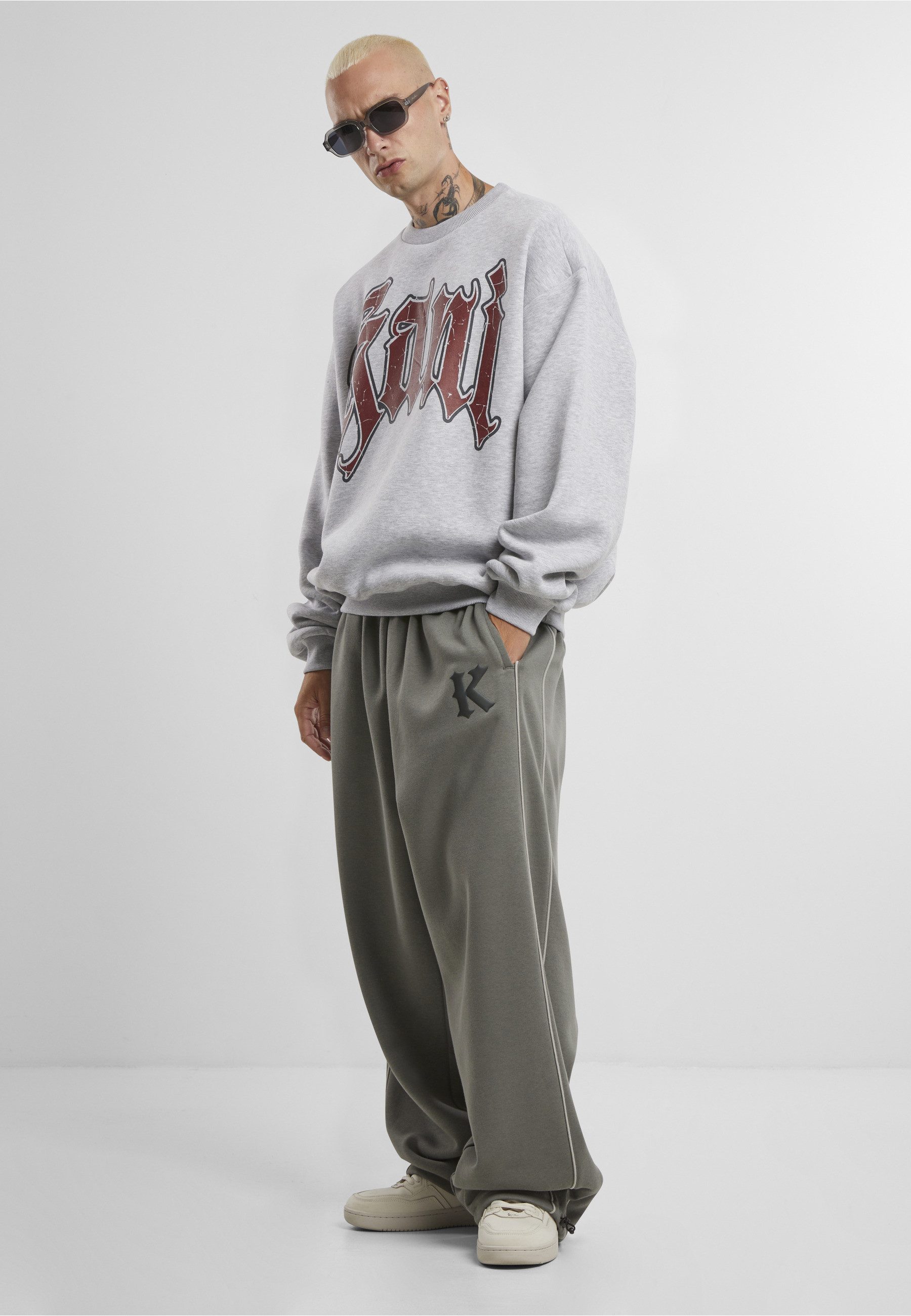 Karl Kani Rundhalspullover Karl Kani KK Kani Inside Out Crew (1-tlg)
