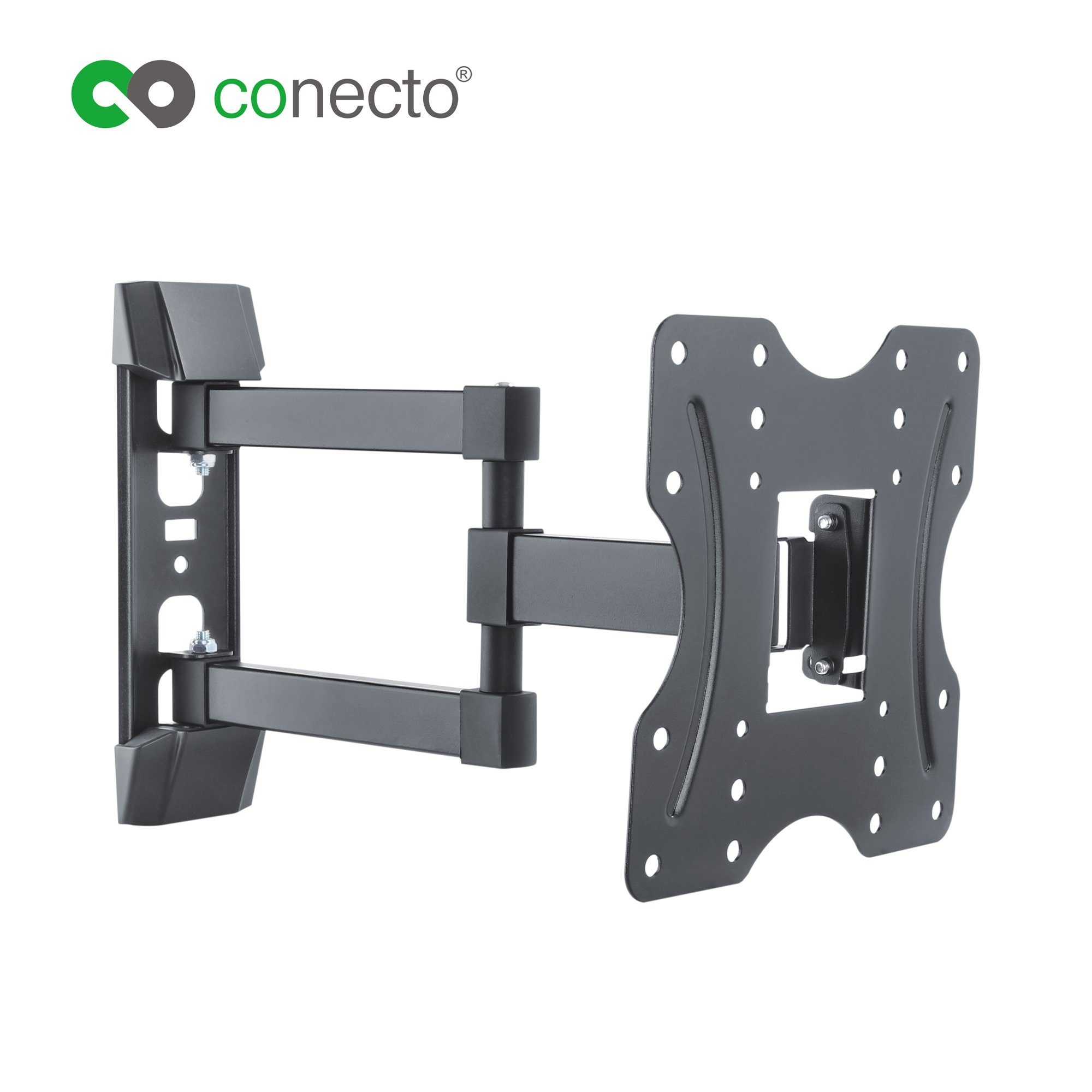 conecto TV-Wandhalterung TV Wandhalter für LCD LED Fernseher & Monitor, (bis 42 Zoll, neigbar, schwenkbar)