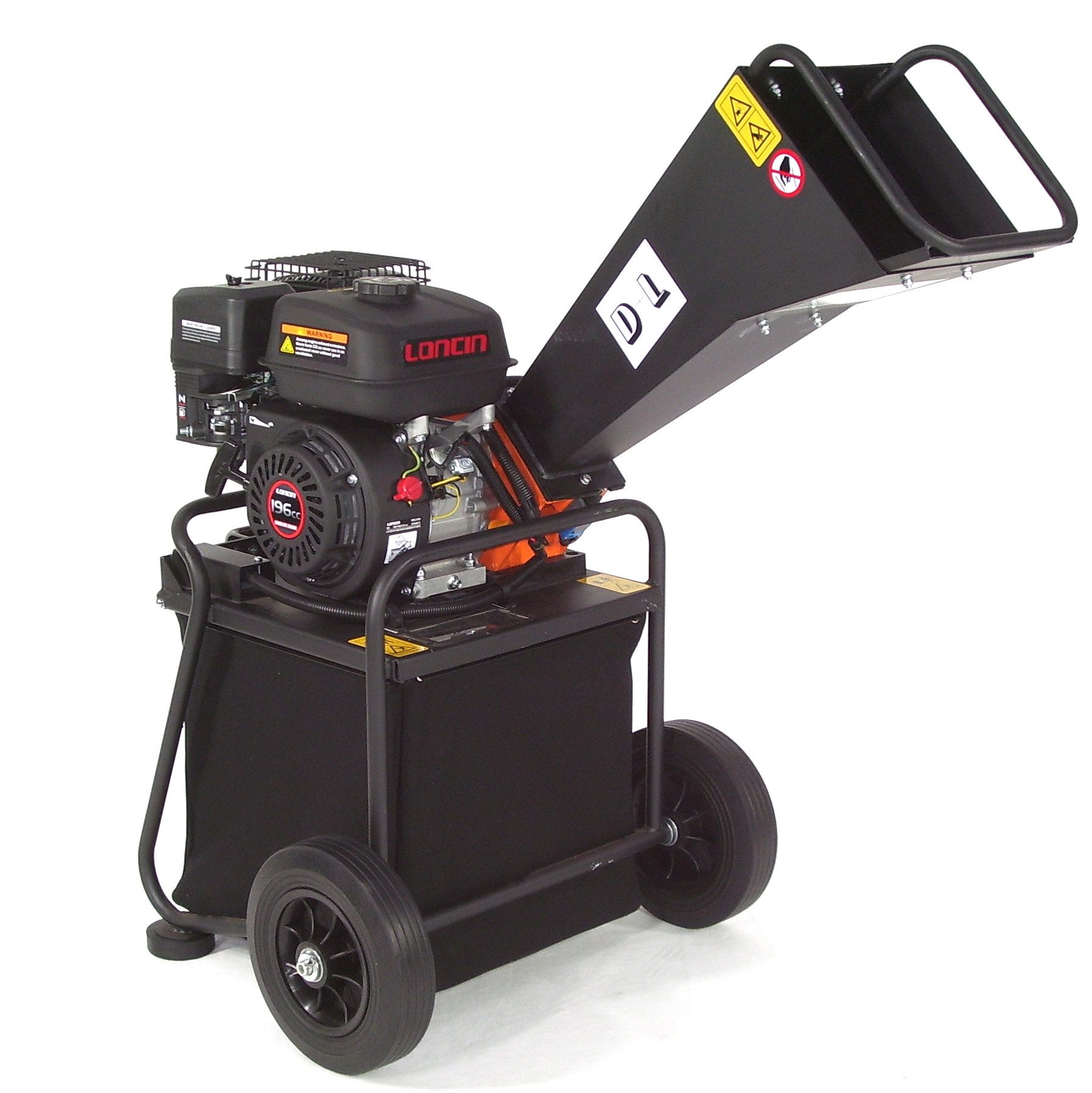 Apex Häcksler Benzin Holzhäcksler 5,5PS Schredder Gartenhäcksler 55831, (1-St)