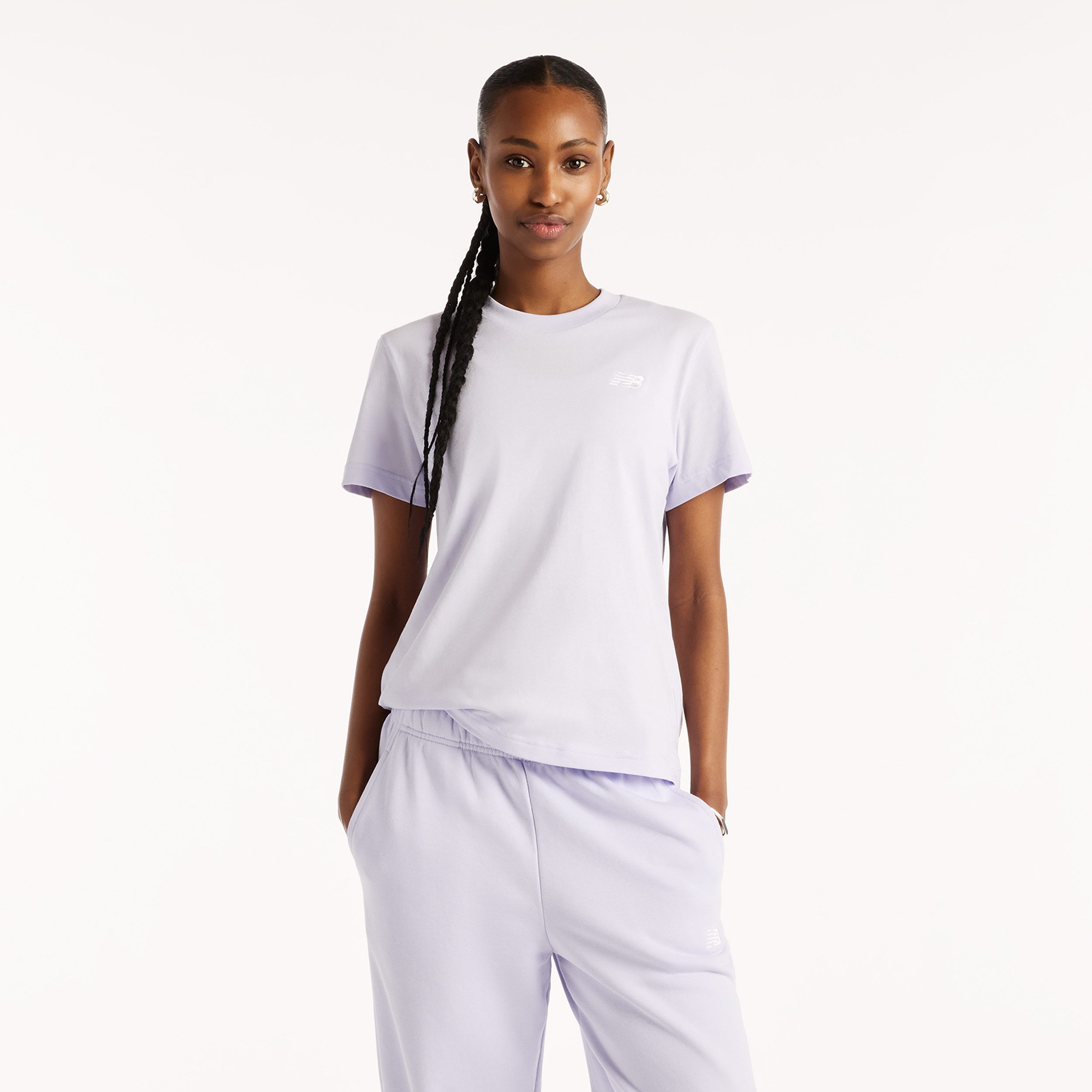 New Balance T-Shirt SPORT ESSENTIALS JERSEY T-SHIRT Kurzarm, mit Rundhalsausschnitt