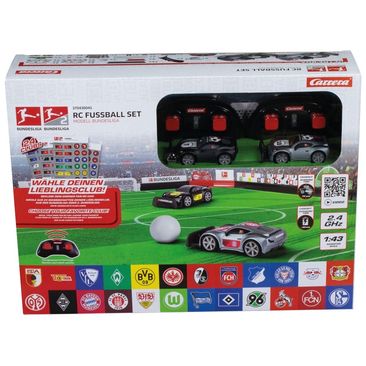 Carrera® Spielzeug-Auto Carrera 2,4GHz RC Fußball Set Modell Bundesliga günstig online kaufen