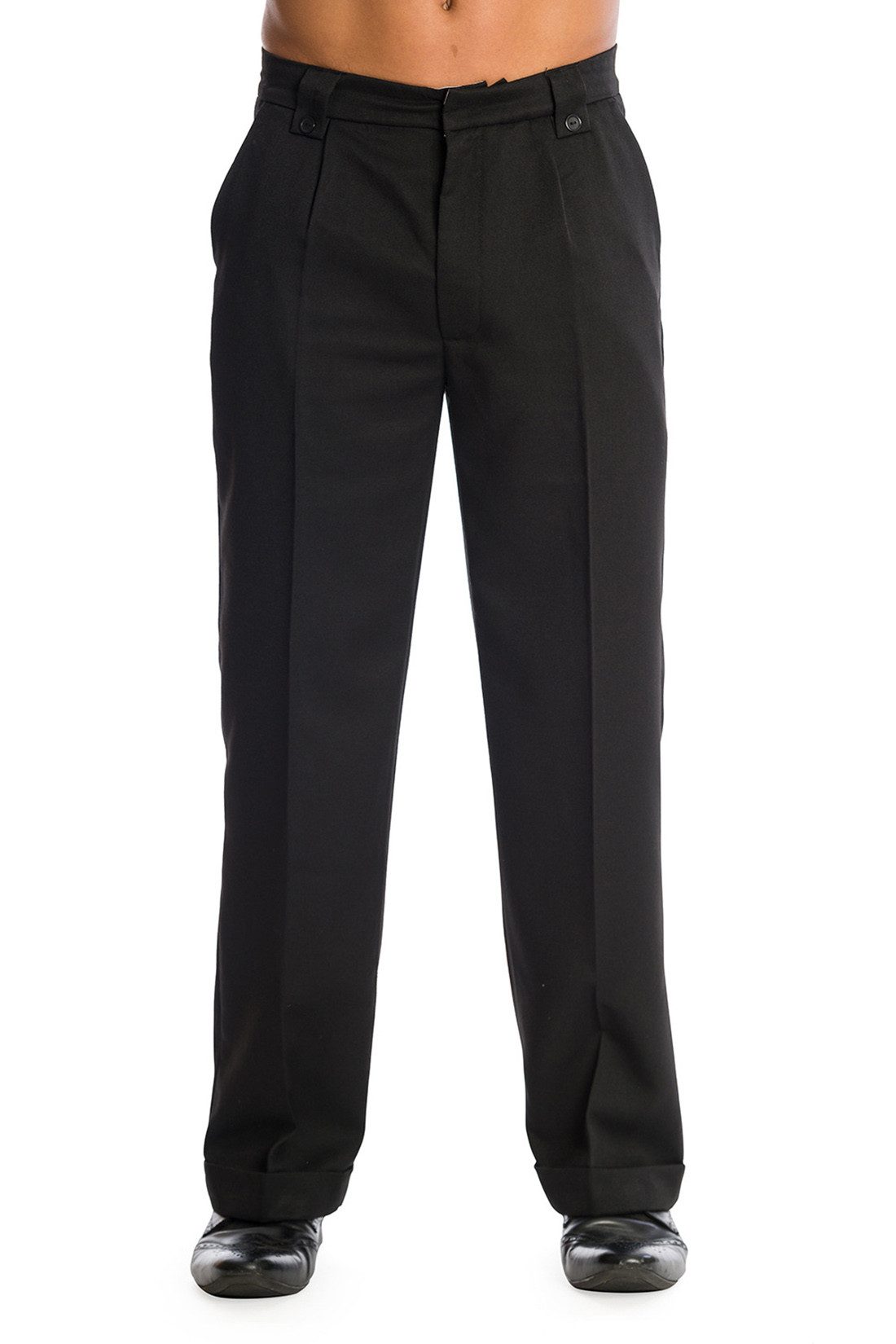 Banned Stoffhose Get In Line Schwarz günstig online kaufen