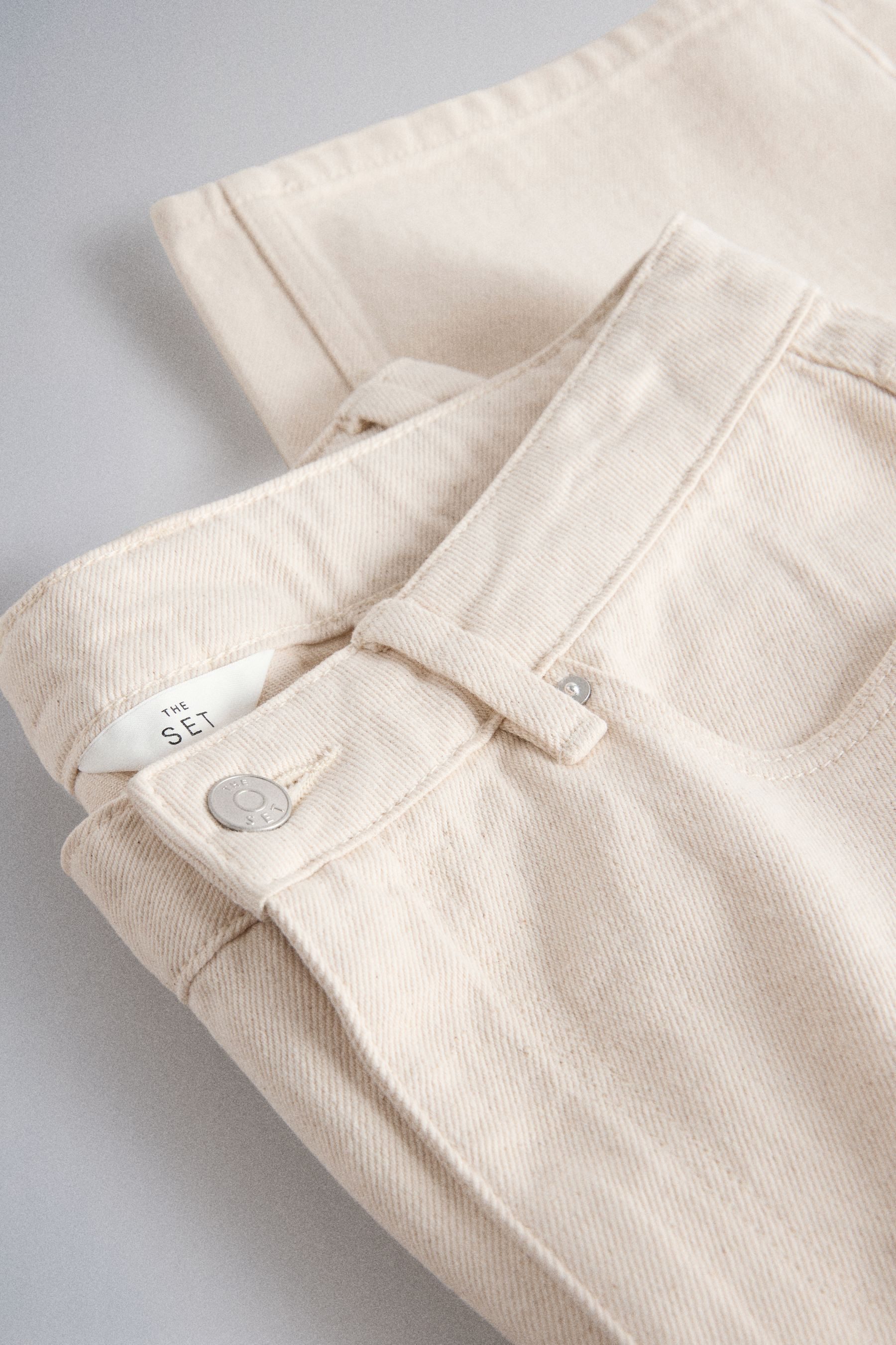 The Set Straight-Jeans The Set 90er Jeans mit geradem Bein (1-tlg)
