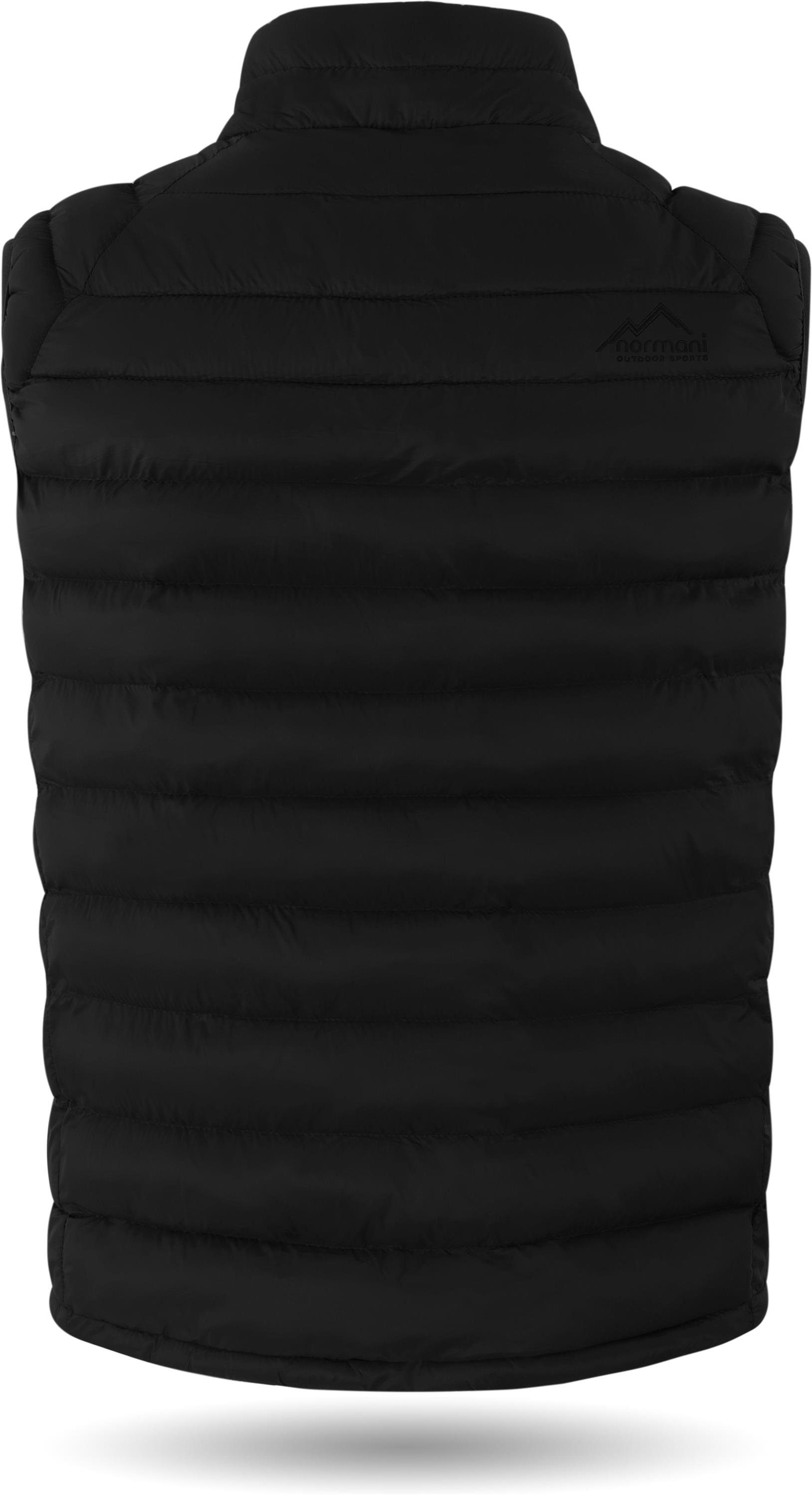 normani Steppweste Herren Weste Turku Wattierte Outdoor Steppweste Winddicher Midlayer mit Stehkragen