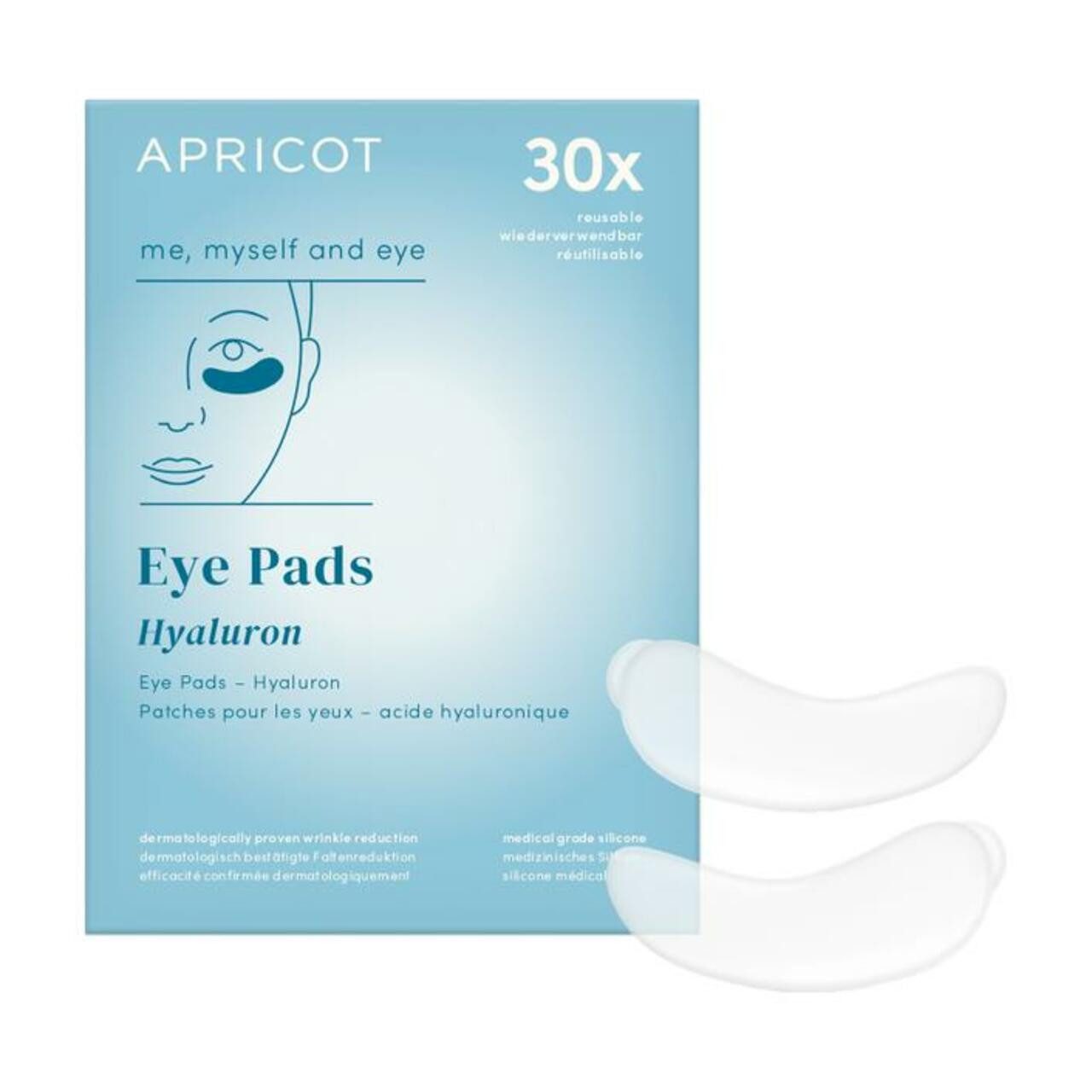 Gesichtspflege Augen Pads Hyaluron "me, myself and eye" aus medizinischem Silikon - 3