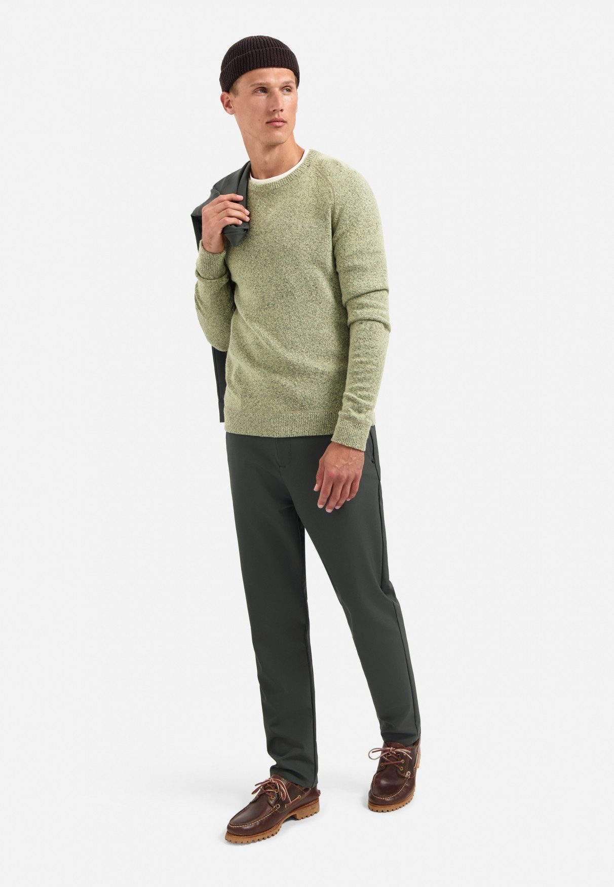 NO EXCESS Strickpullover Pullover Crewneck Soft Wool Blend