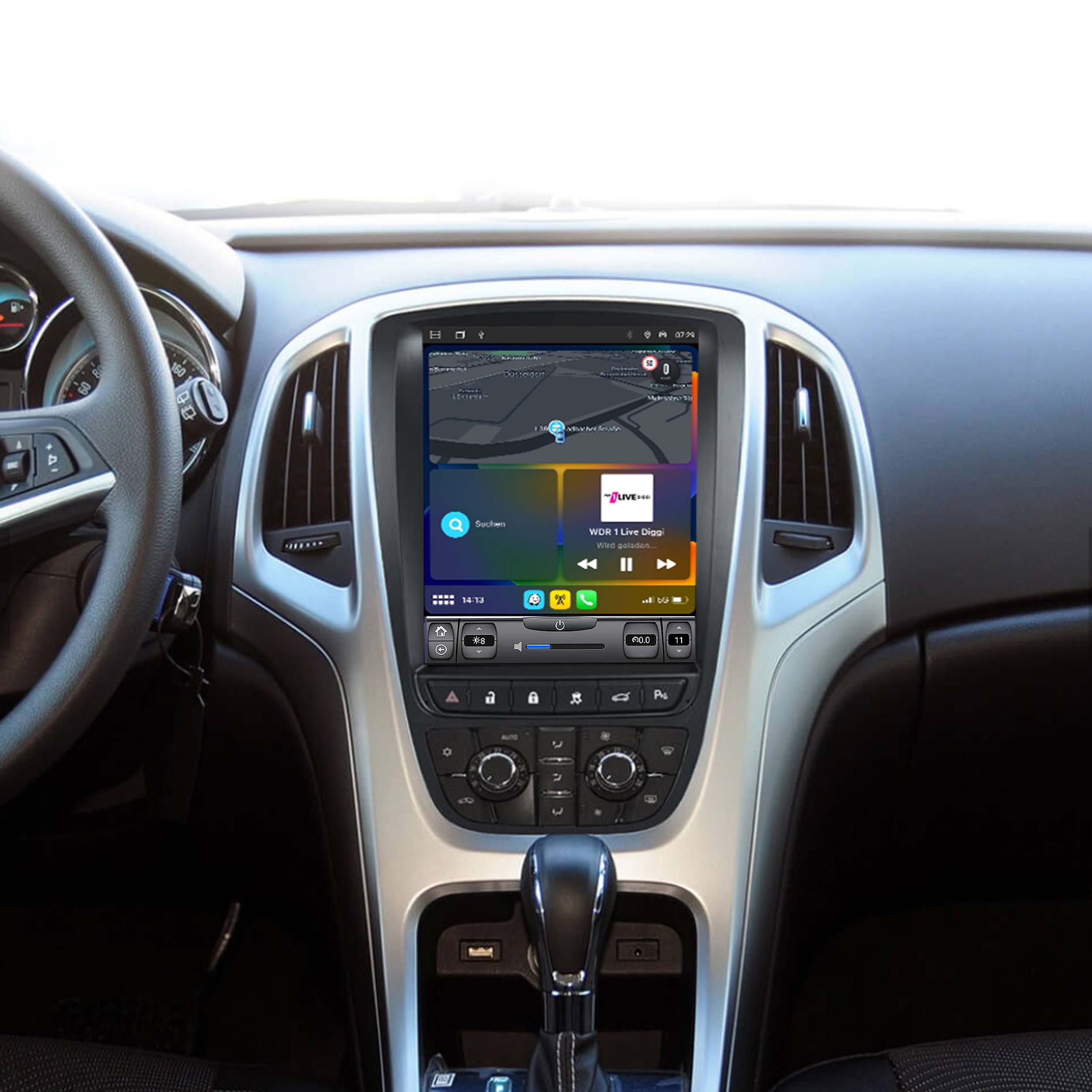 TAFFIO Für Opel Vauxhall Astra J 9,7" Touch Android Autoradio GPS CarPlay Einbau-Navigationsgerät