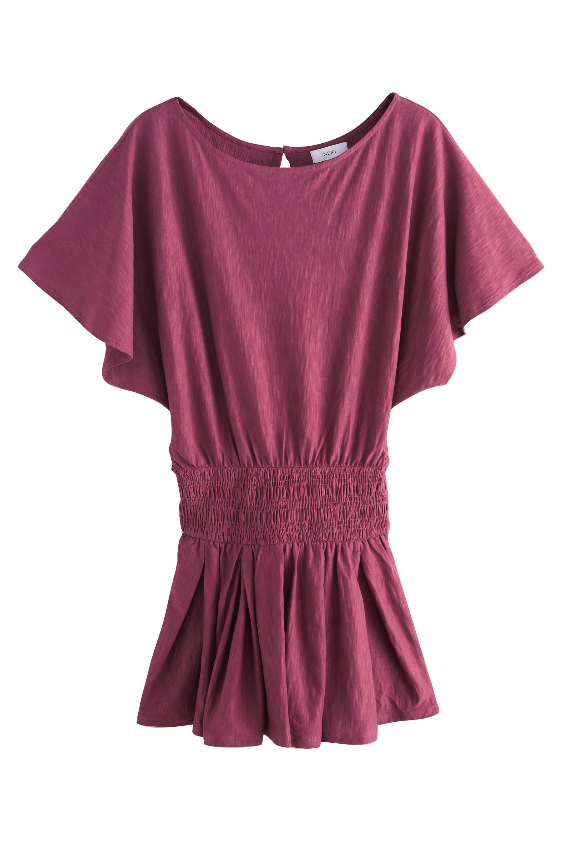 Next Jerseykleid Jersey-Minikleid mit Schulterdetails (1-tlg)