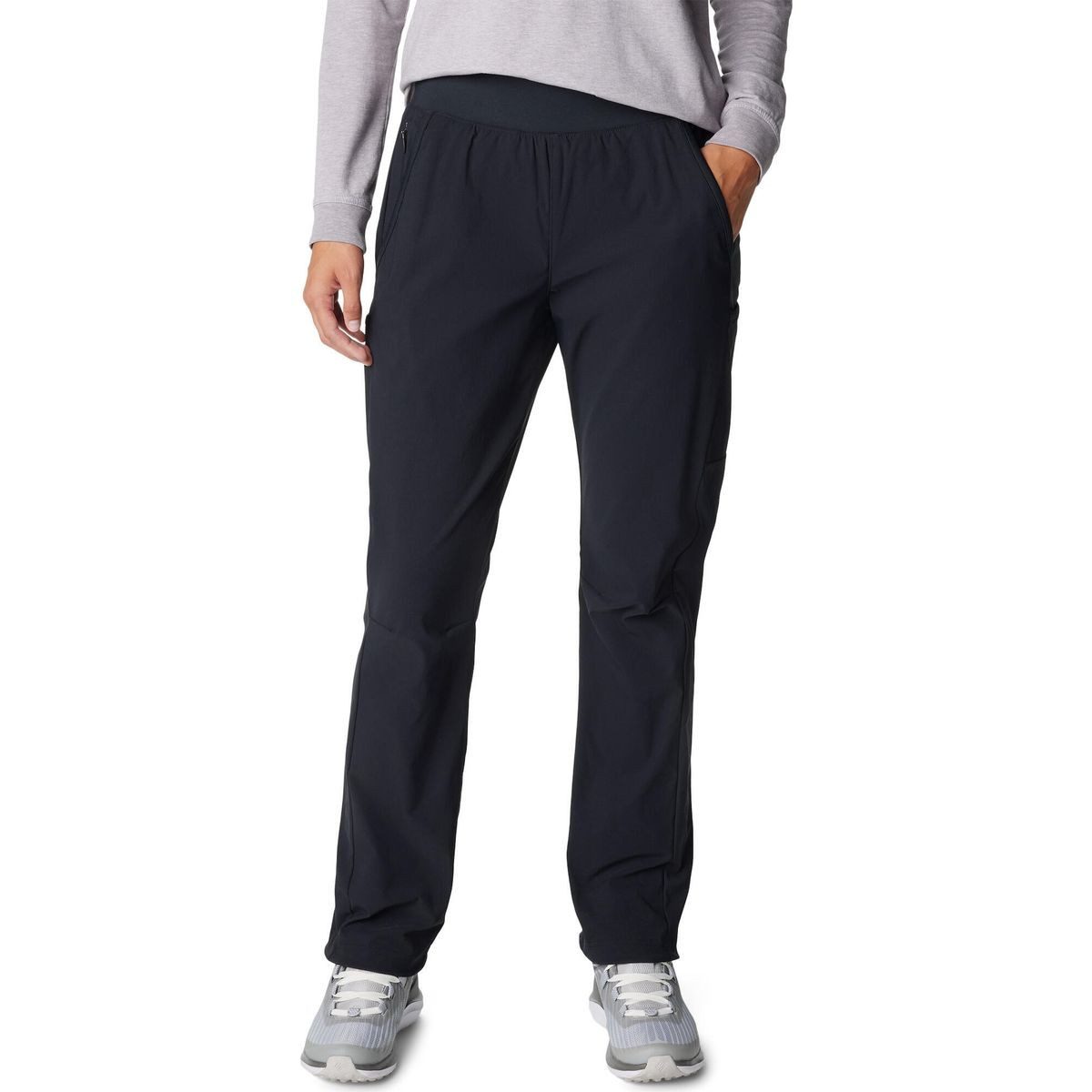 Columbia Outdoorhose Leslie Falls Pull-on Pant Wasser- und schmutzabweisende Damenhose mit UPF 50 Sonnenschutz
