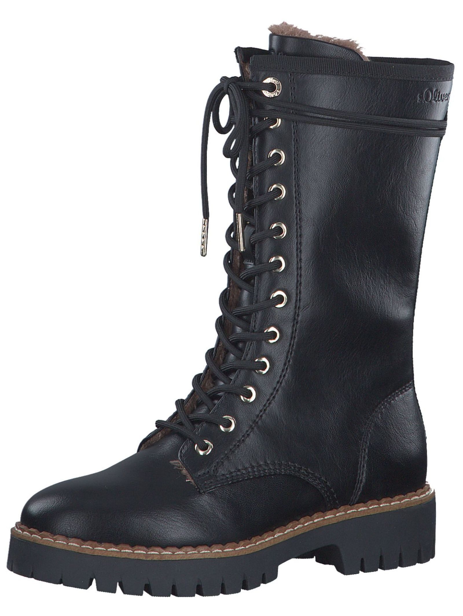 s.Oliver s.Oliver Stiefel Lederimitat Schnürstiefel