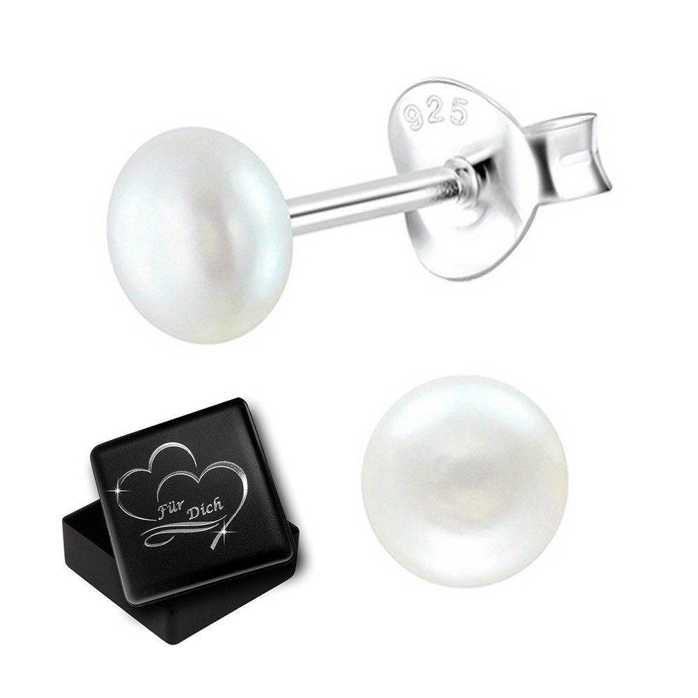 Limana Perlenohrringe 4-8mm echte Süßwasserzucht Perlen günstig online kaufen