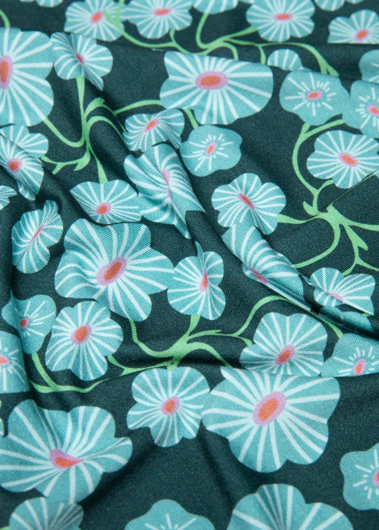 Blutsgeschwister Kurzarmshirt - Flowgirl - T-Shirt Damen - Shirt - Top - florales T-Shirt Damen