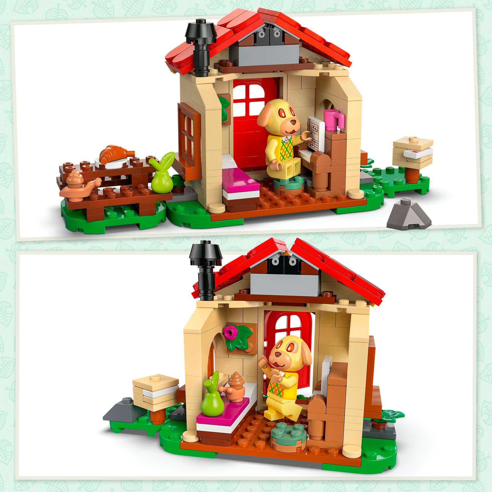 LEGO® Bienchens gemütliches Haus (77058), LEGO Animal Crossing Konstruktionsspielsteine, (149 St), Made in Europe – Bild 4 von 5