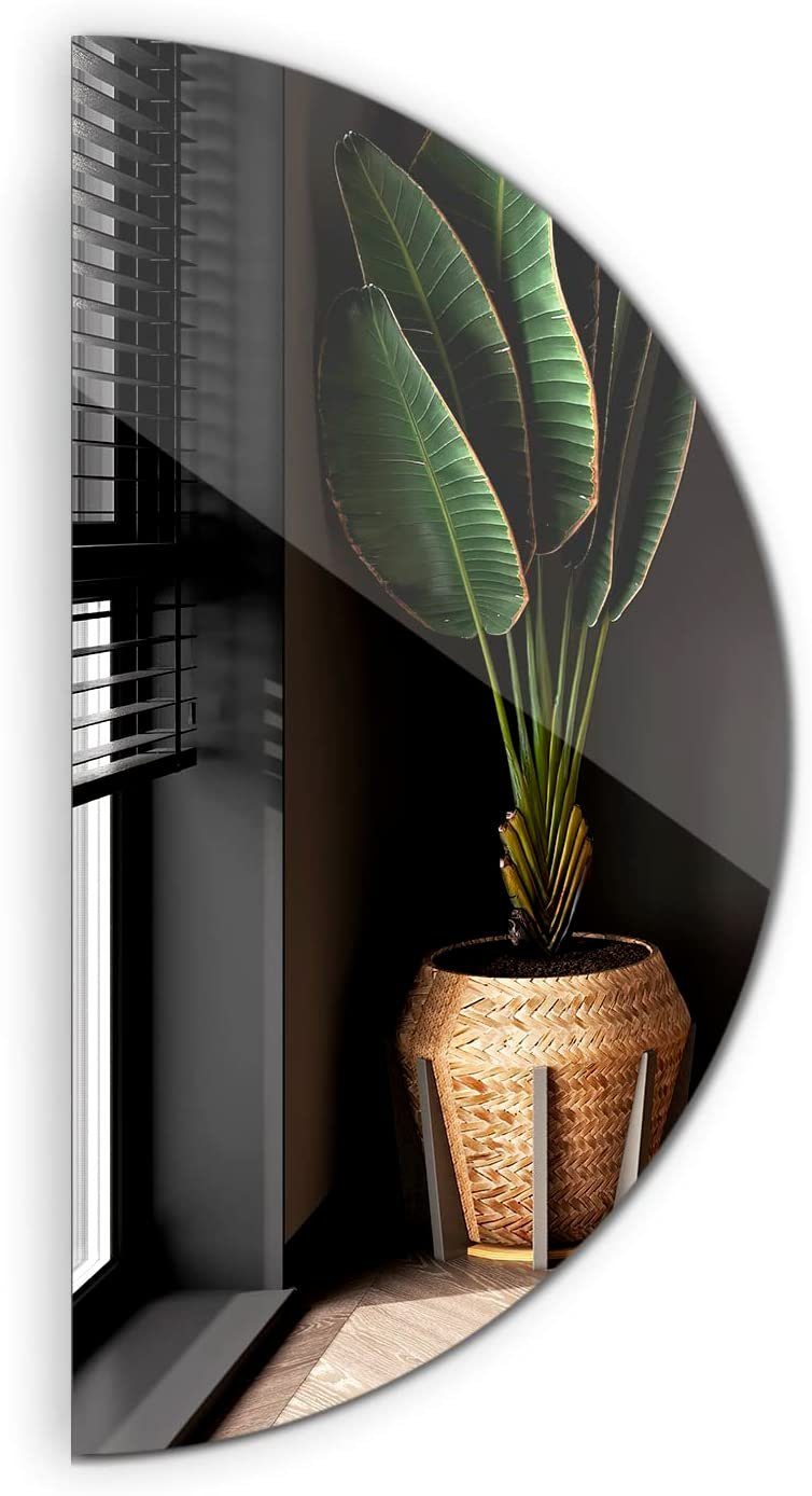 Tulup Dekospiegel Wandspiegel Halbrund Badspiegel Rund Spiegel Halbkreis 4m günstig online kaufen