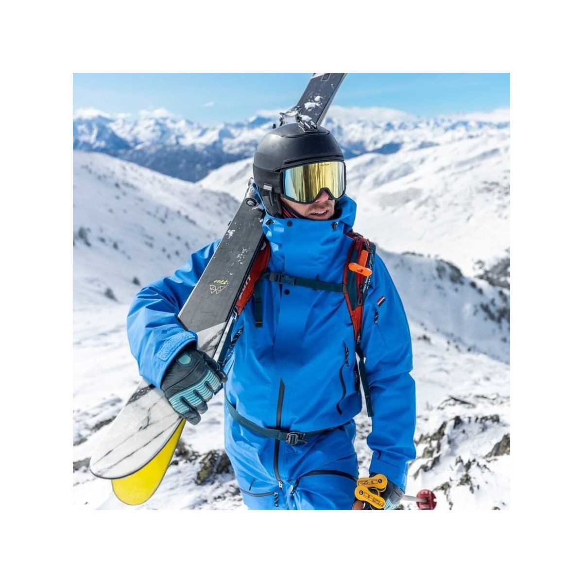Elevenate Skijacke Men Pure Jacket Wasserdichte 3-Lagen-Shelljacke mit flanellartigem Komfort, ideal für
