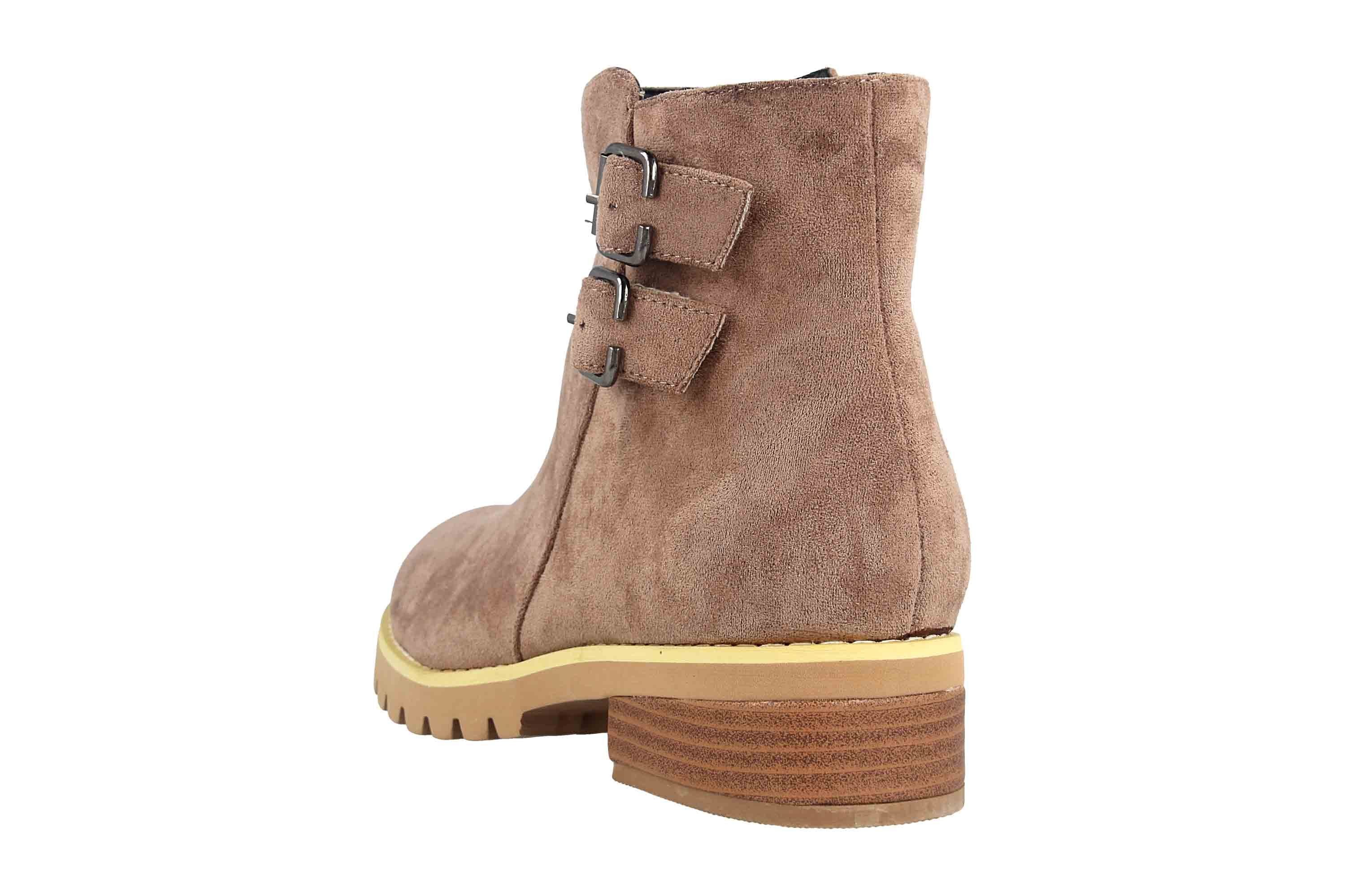 Andres Machado AM4188 Ante Taupe Stiefelette