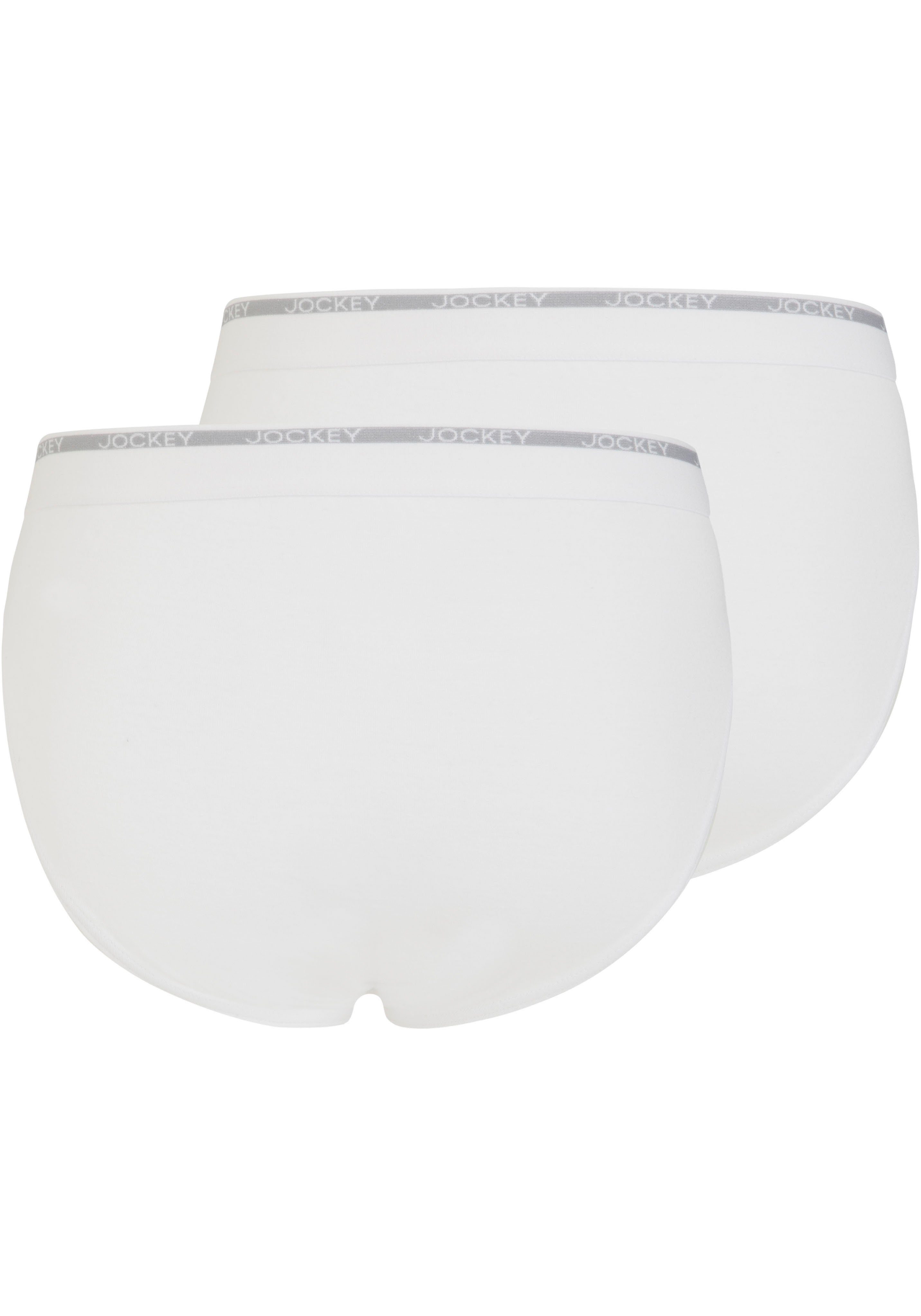 Jockey Slip Modern Classic (2er Pack) mittlere Bundhöhe, ohne Eingriff