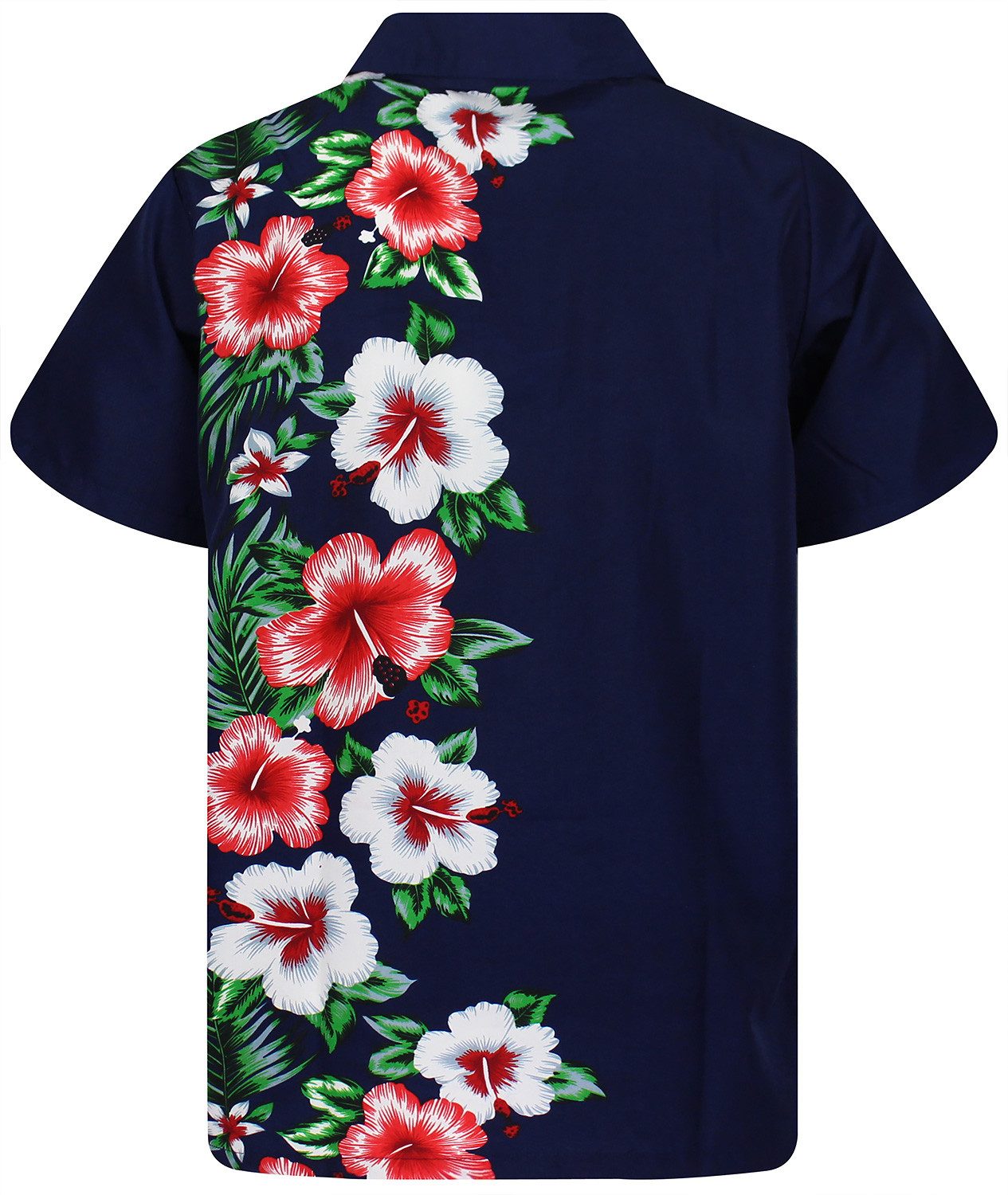 King Kameha Hawaiihemd Wedding Funky Hawaii-Hemd Herren Kurzarm Front-Tasch günstig online kaufen