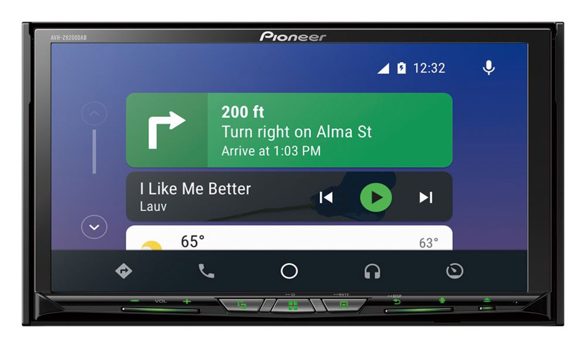 Pioneer AVH-Z9200DAB DAB+ Bluetooth CarPlay Android Spotify CDradio Autoradio