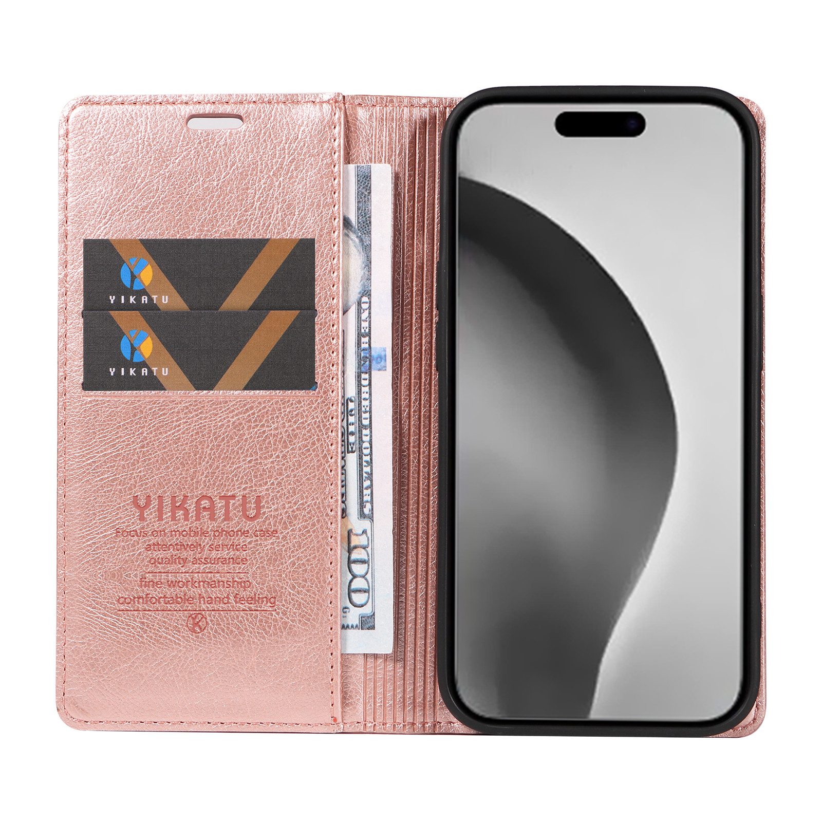 Innocase Handyhülle Leder Handy Hülle Case Cover Schutz Etuis für iPhone Modelle