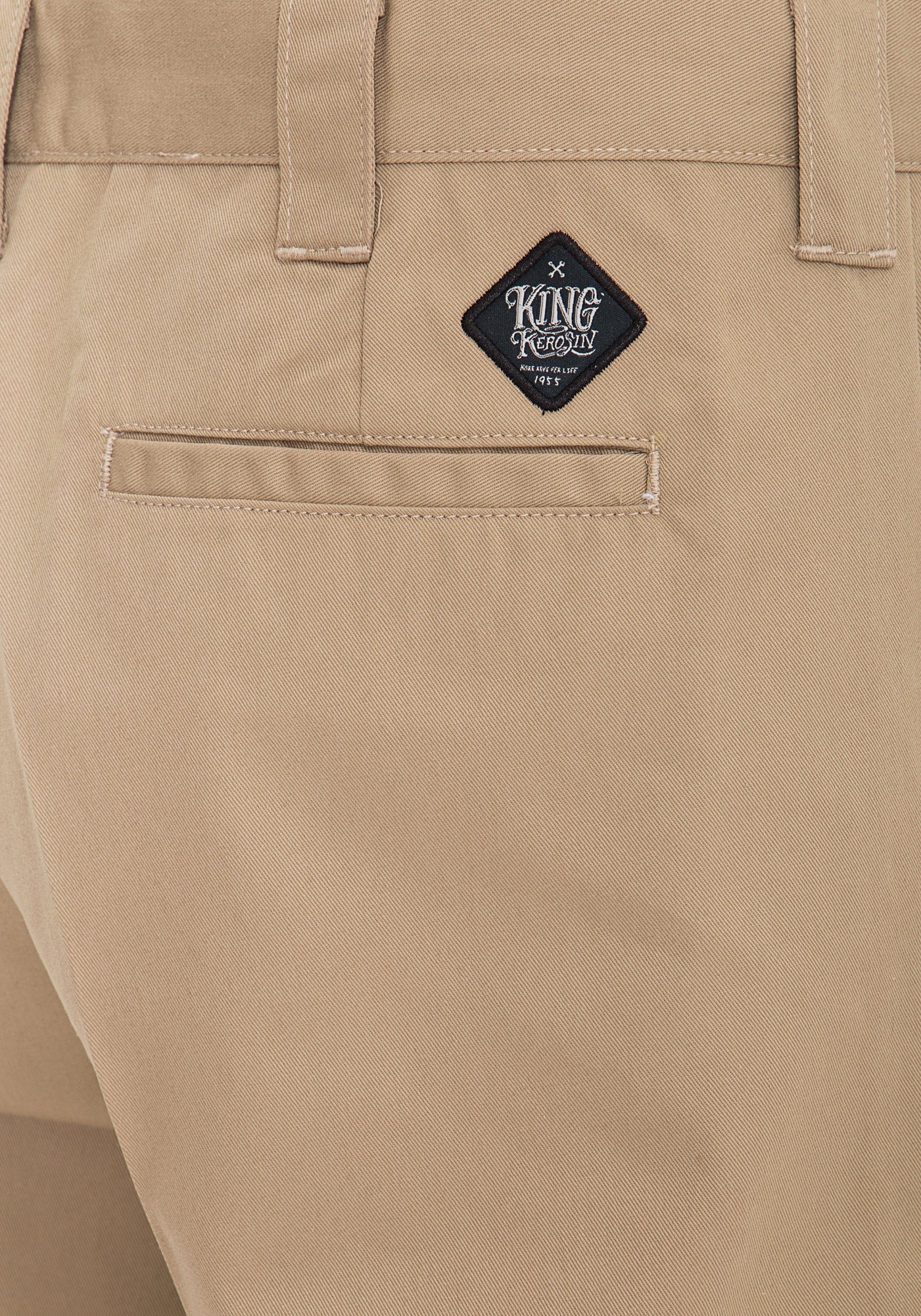 KingKerosin Jeansshorts Garage Wear in Oil-Washed Optik