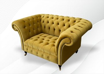 JVmoebel Chesterfield-Sessel, Chesterfield 1,5 Sitzer Design Sofa Couch 150 cm