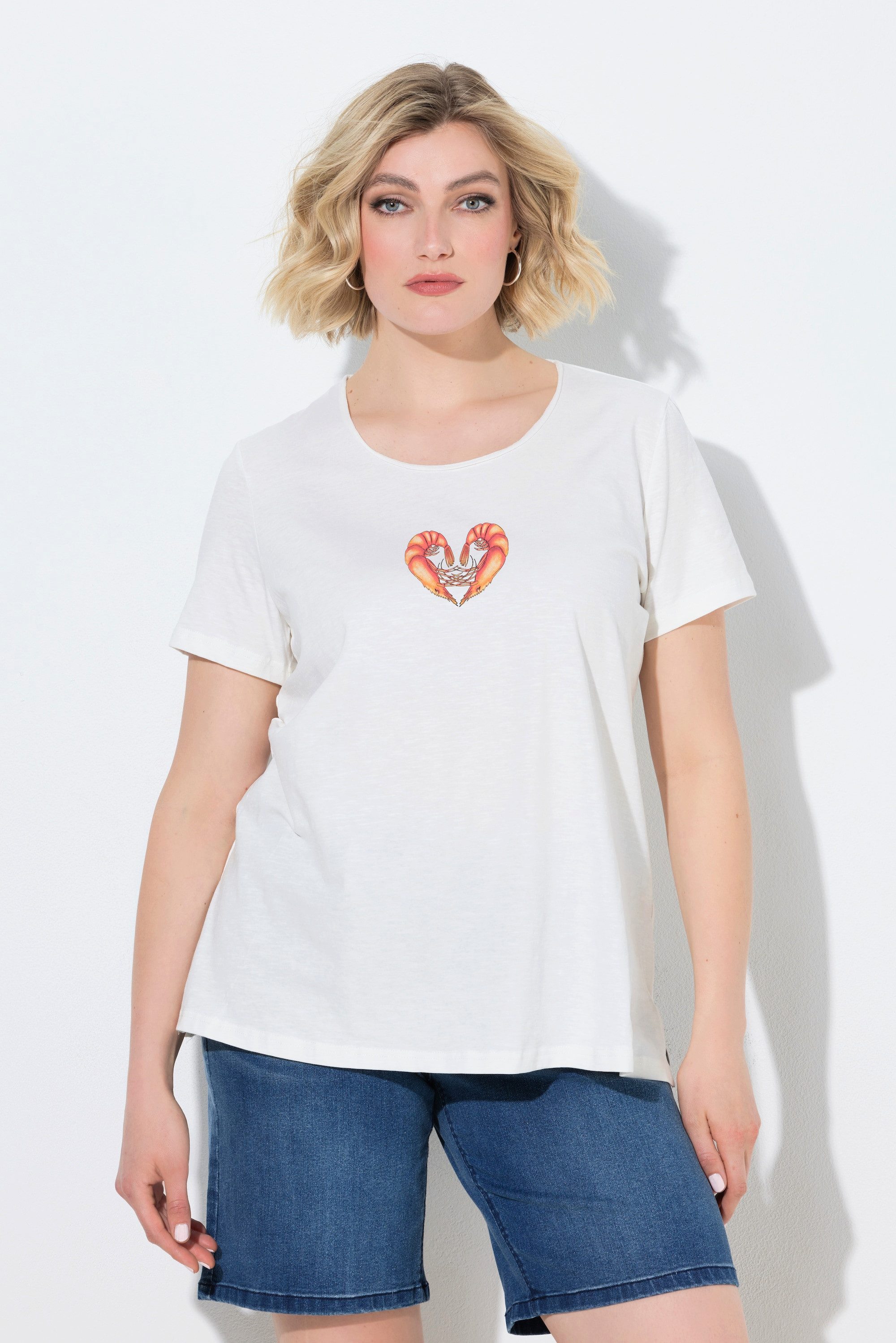 T-Shirt T-Shirt Scampis Classic Rundhals Halbarm