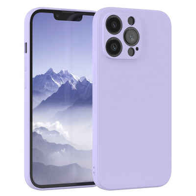 EAZY CASE Handyhülle TPU Hülle für Apple iPhone 13 Pro 6,1 Zoll, Silikonhülle stoßfest Smart Slimcover tpu case Violett / Lila Lavendel