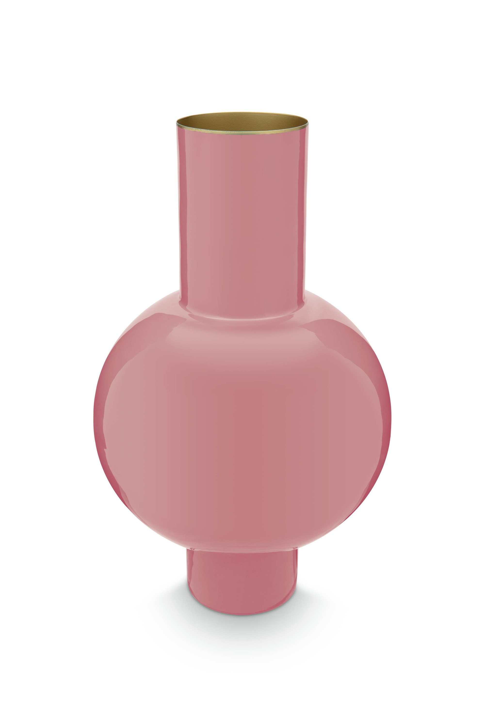 Vase, x Tischvase PIP 24 cm, Metall 40 pink Studios PiP Studio