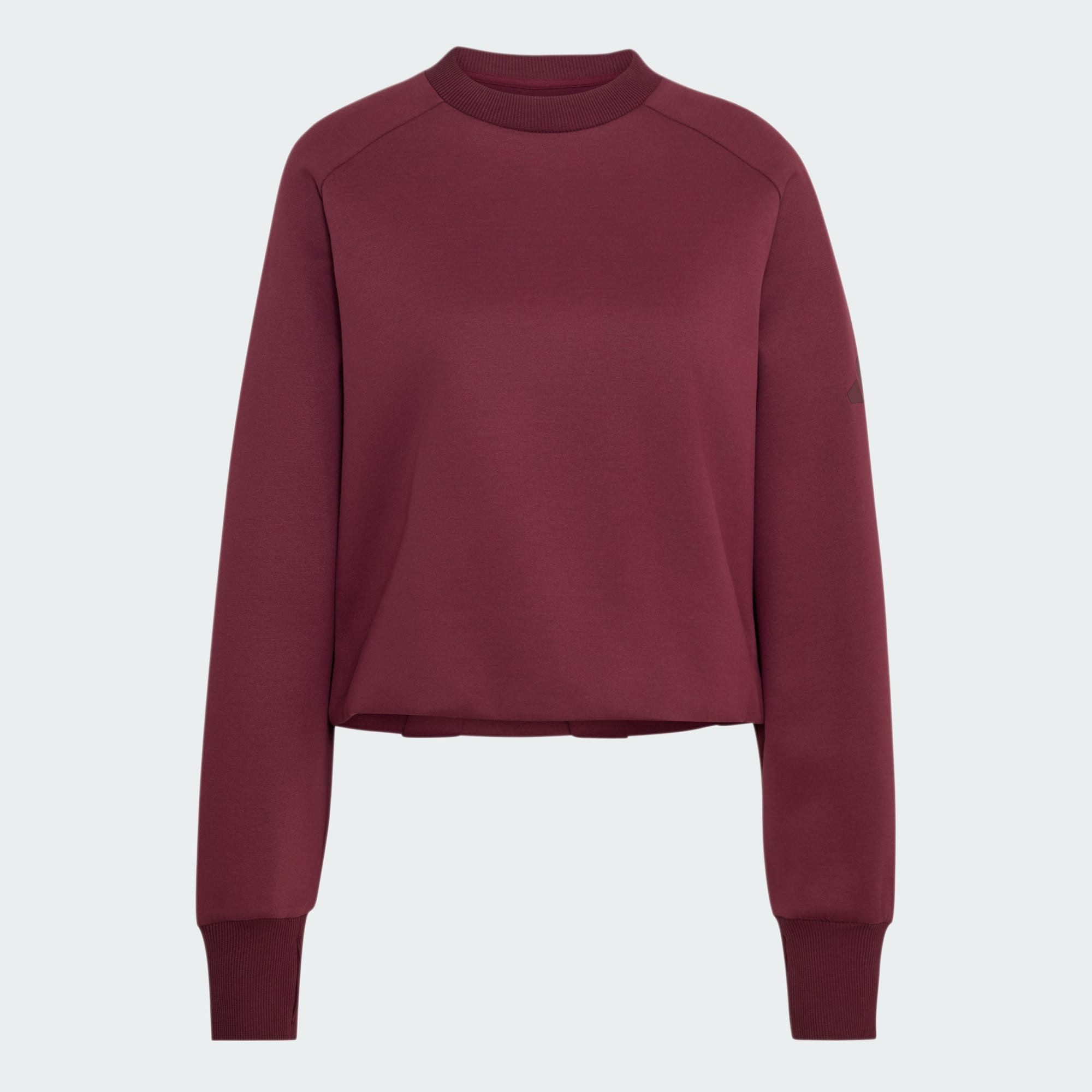 adidas Sportswear Sweatshirt SOFT LUX WINTER-SWEATSHIRT, GEWIRKTES MATERIAL (1-tlg) – Bild 3 von 5